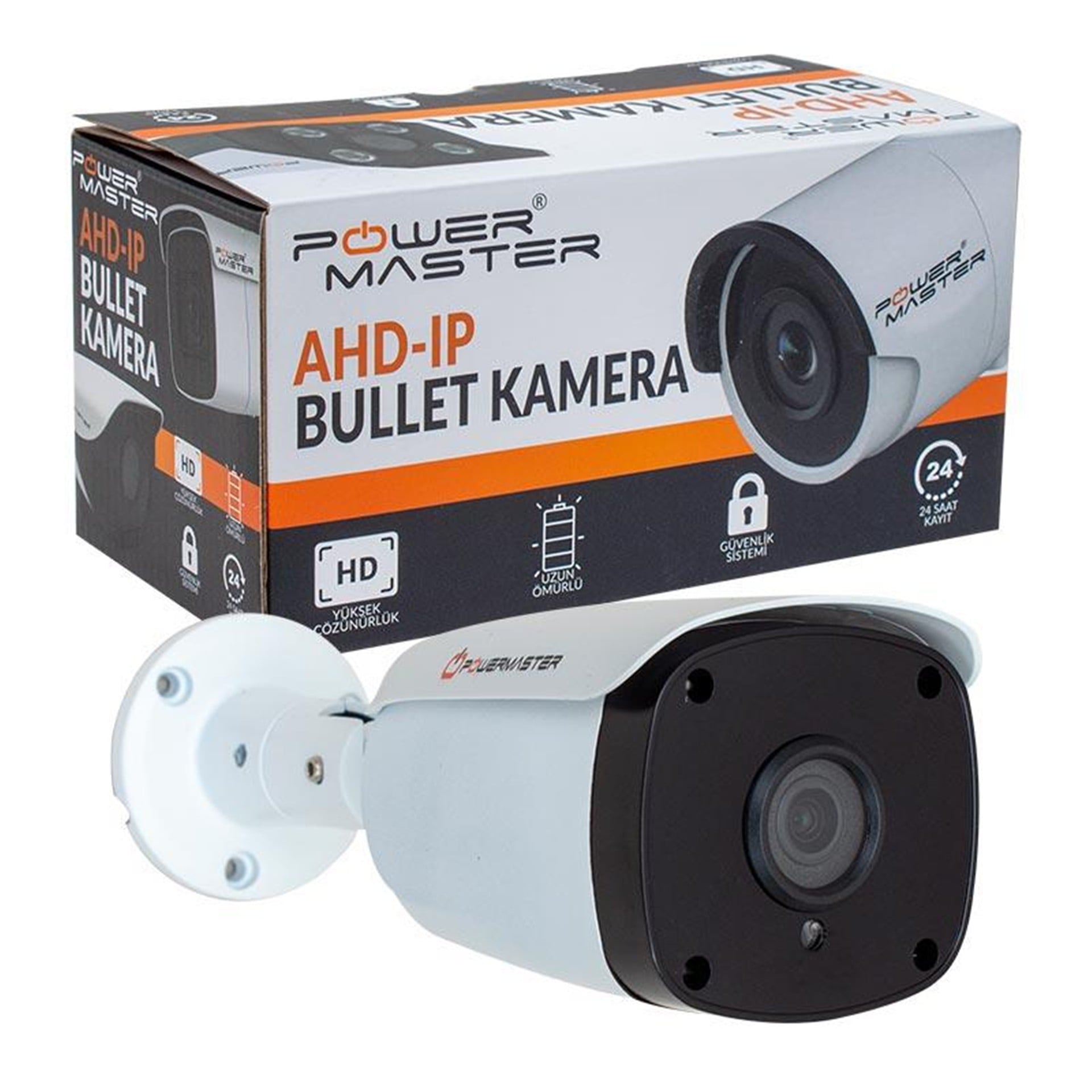 Powermaster Powermaster 2mp 36 IR LED 3.6mm AHD Metal Kasa Bullet Kamera - AHD Kameralar