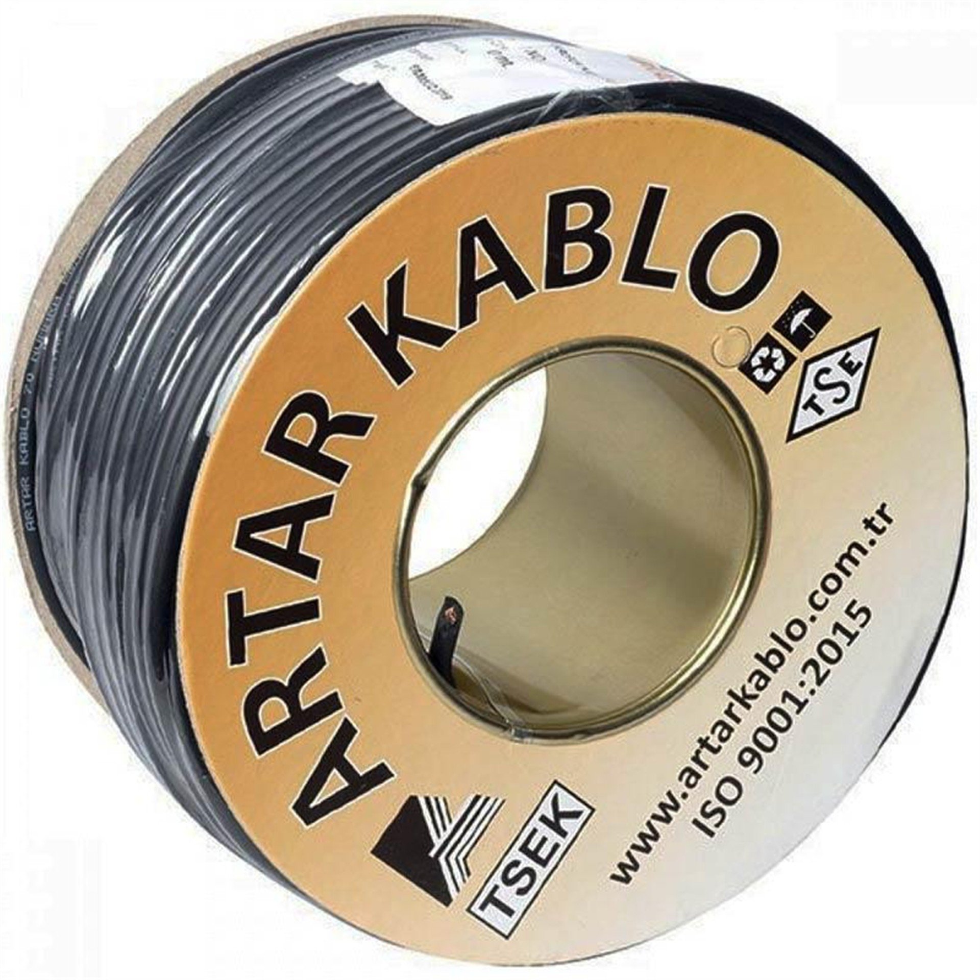 Powermaster Powermaster 2X025Mm Stereo 1.Kalite 100 Metre 80 No Mikrofon Kablosu - Hoparlör Kablosu