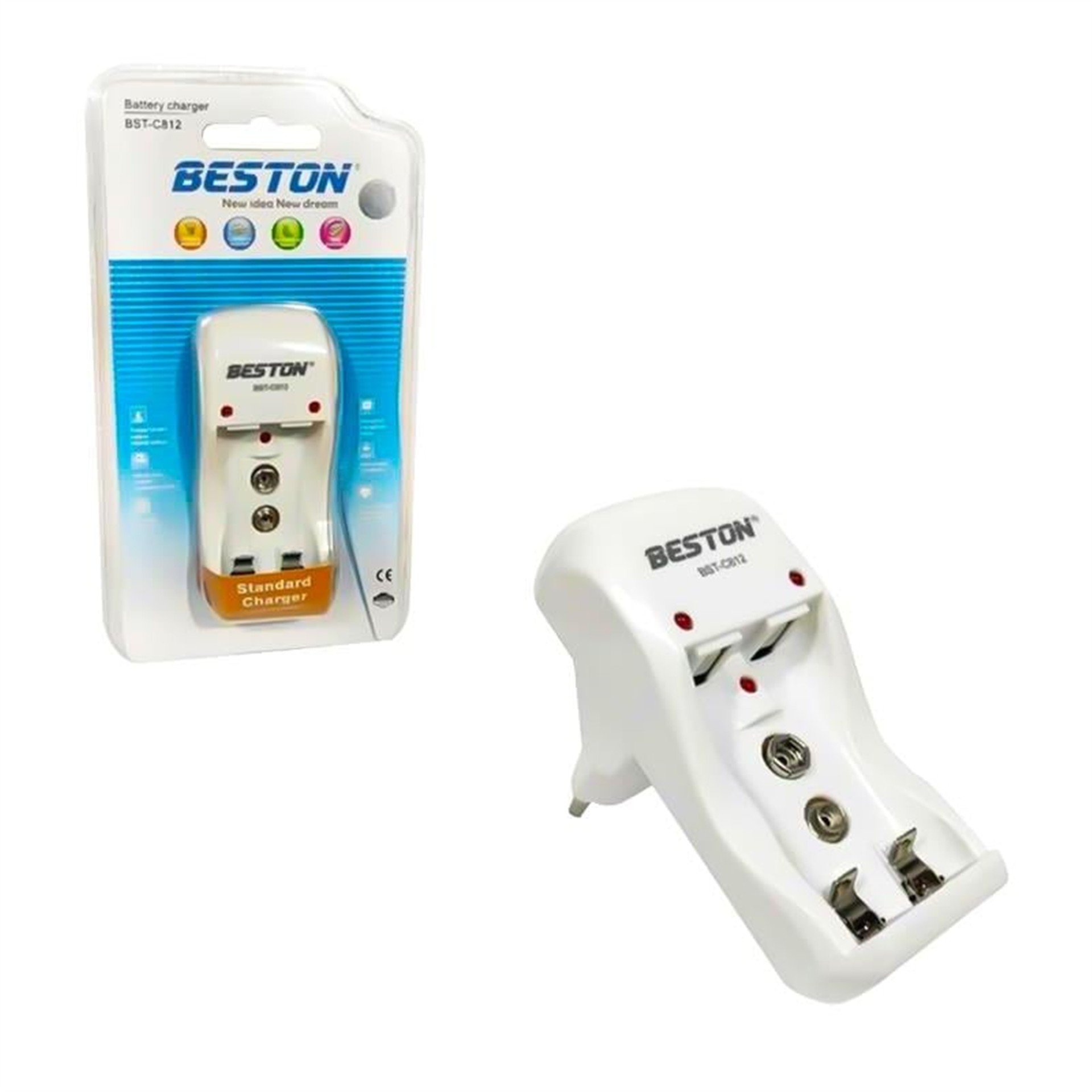 Powermaster Powermaster 2xAA-AAA * 1x9V Pil Şarj Cihazı PM-15952 - Pil Şarj Cihazları