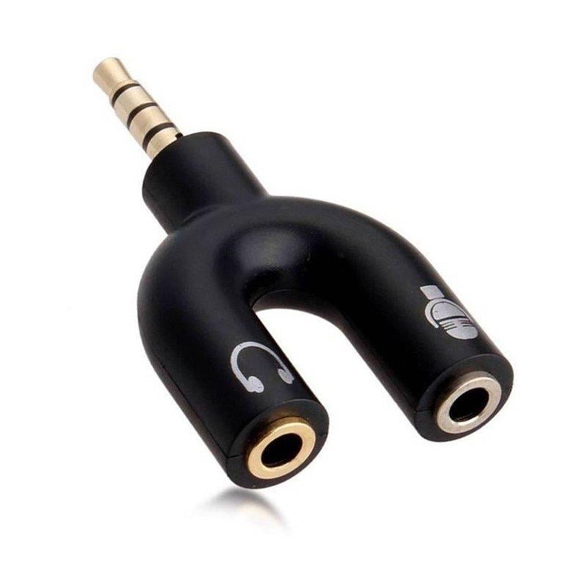 Powermaster Powermaster 3.5 Mm Stereo Erkek to Kulaklık + Hoparlör Dişi Çoklayıcı Jack PM-4318 - Fiş - Jack - Şase