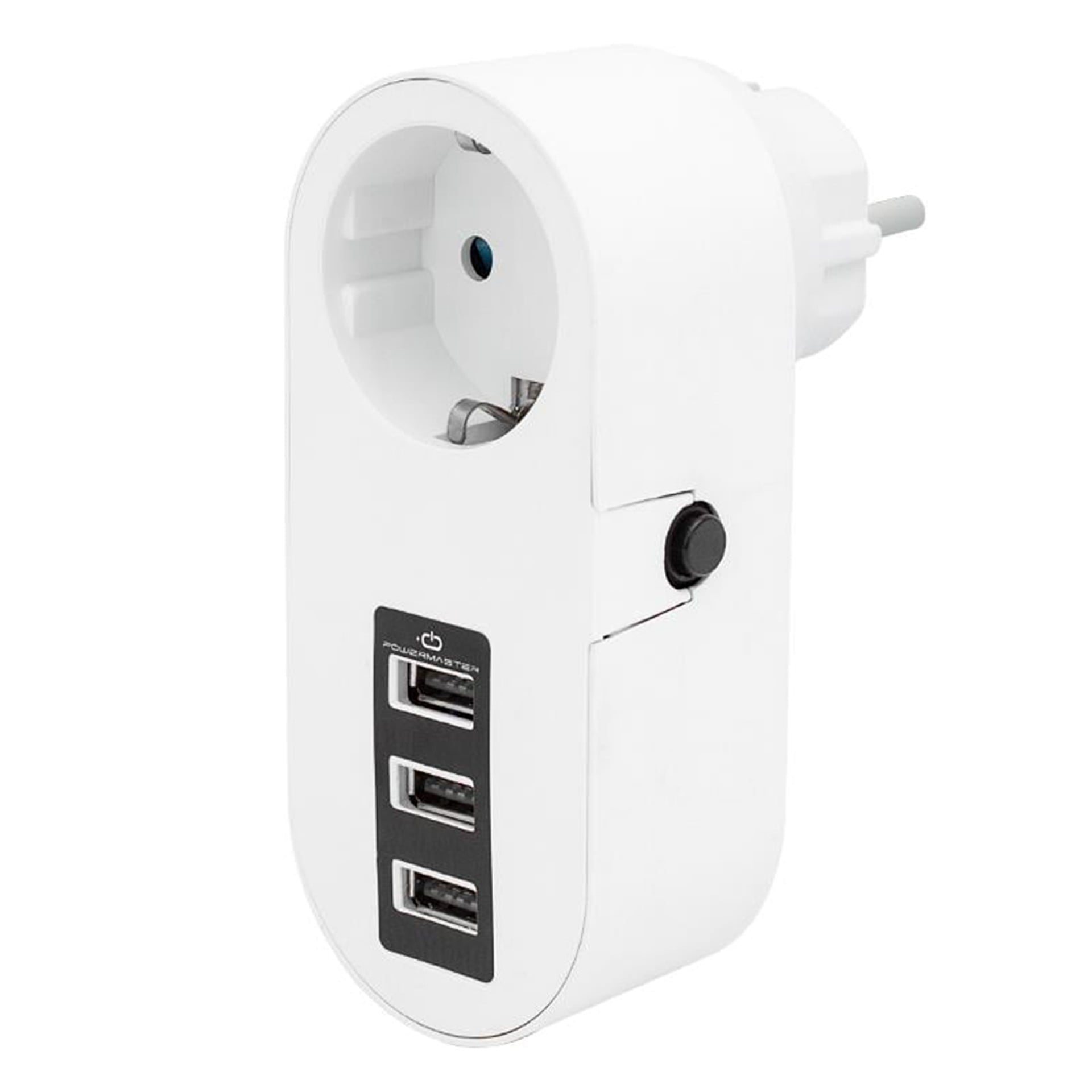 Powermaster Powermaster 3 Usb'li Tekli Termal Akım Korumalı Priz (10A-2500W) PM-4913 - Akım Korumalı Prizler