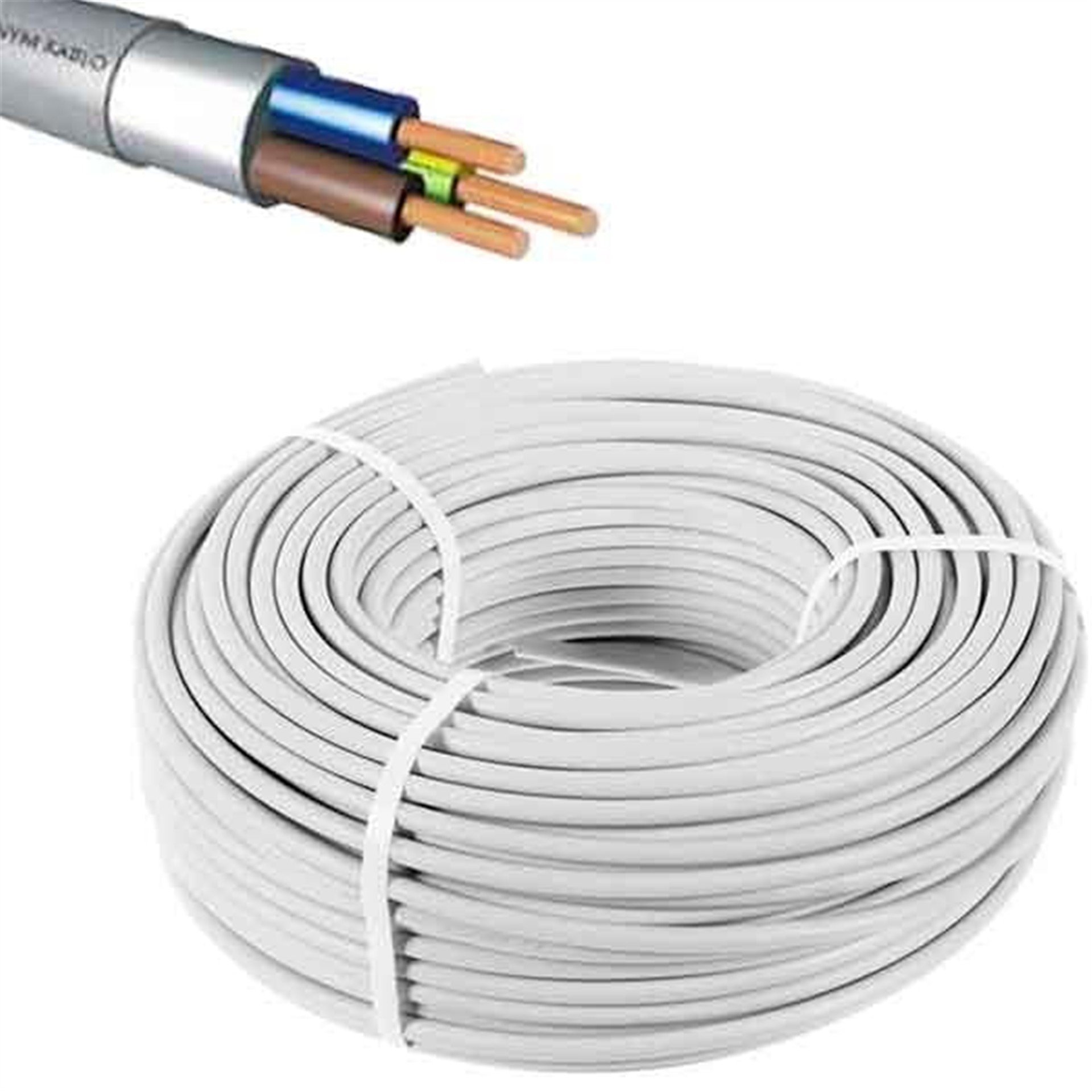 Powermaster PowerMaster 3X2.5 CU Bakır TTR Kablo (100 Metre) - TTR Kablo