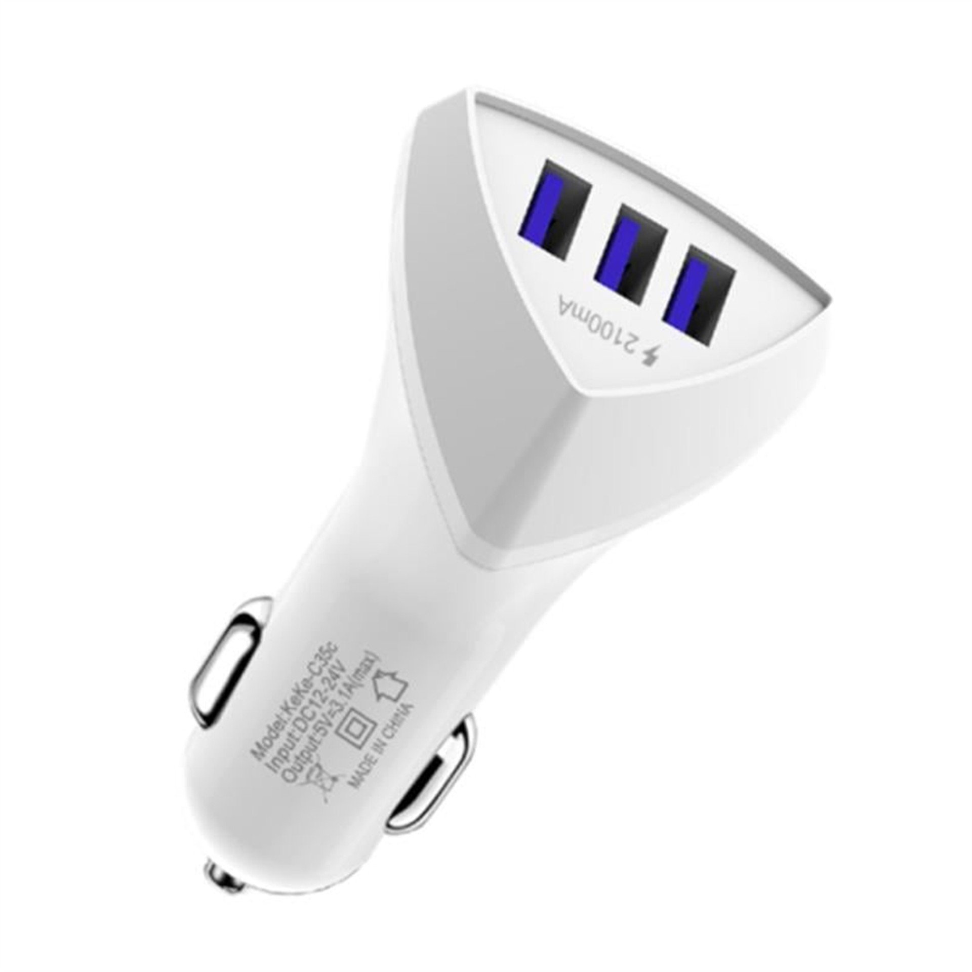 Powermaster Powermaster 4.2 Amper 3xUsb Çakmaklık Hızlı Araç Şarj Cihazı PM-2417 - Şarj Cihazları