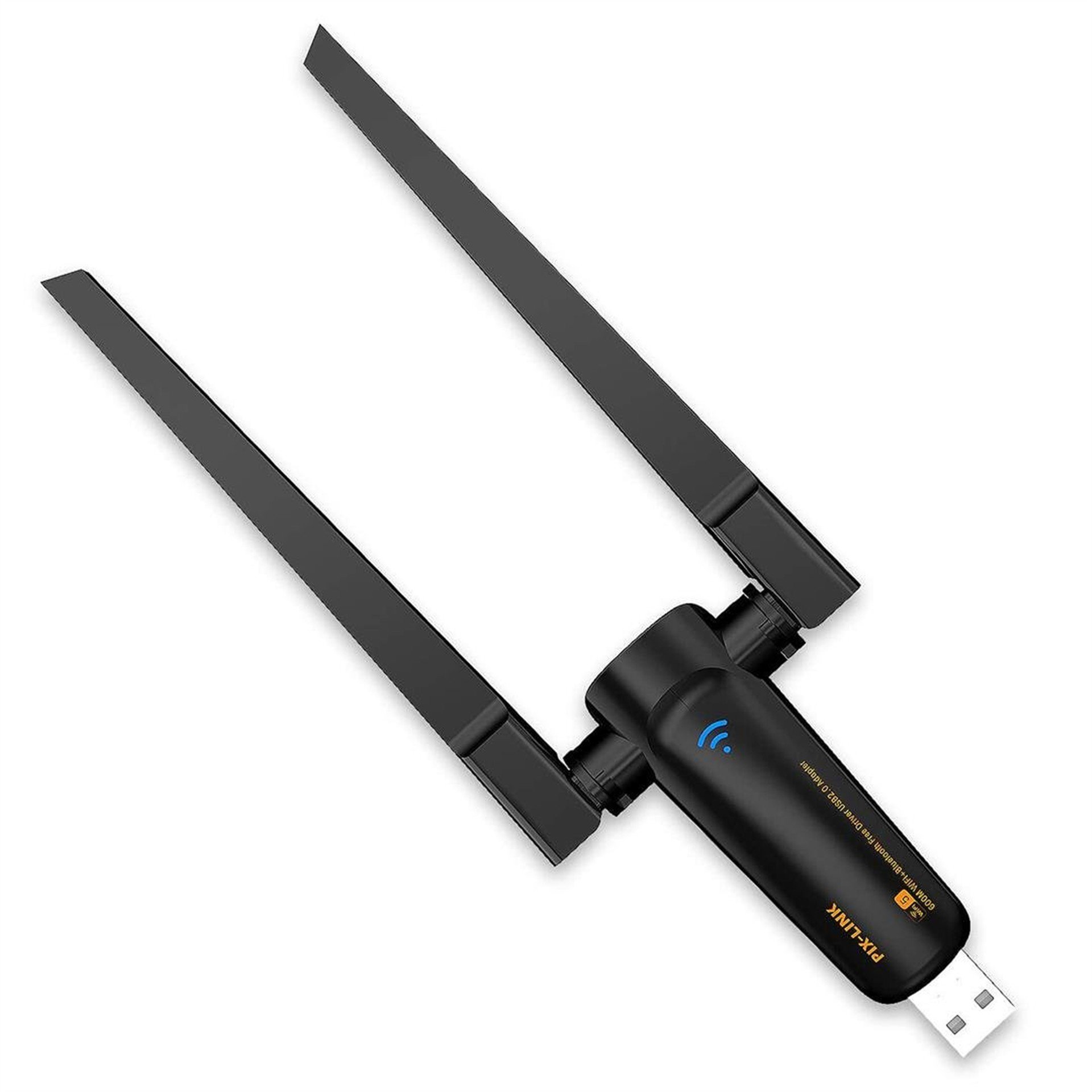 Powermaster Powermaster 450 Mbps 5GHz Çift Antenli Wifi USB Kablosuz Wireless Adaptör - Wireless Adaptör