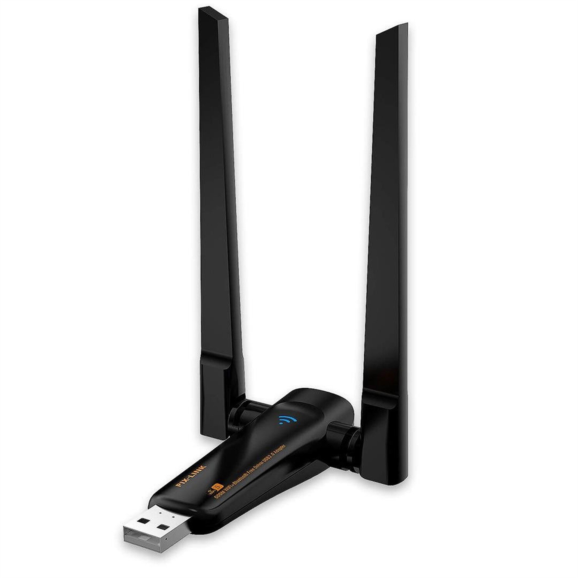 Powermaster Powermaster 450 Mbps 5GHz Çift Antenli Wifi USB Kablosuz Wireless Adaptör - Wireless Adaptör