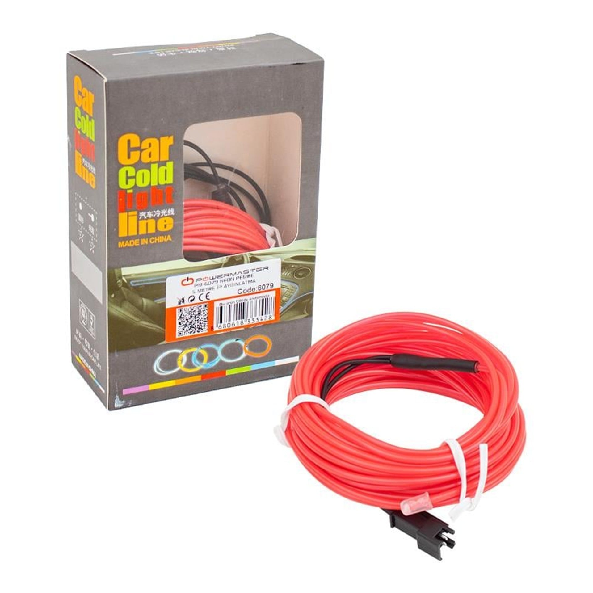 Powermaster Powermaster 5 Metre 5 Volt USB Adaptörlü Neon Pembe İp Aydınlatma PM-6079 - Neon Şerit Led