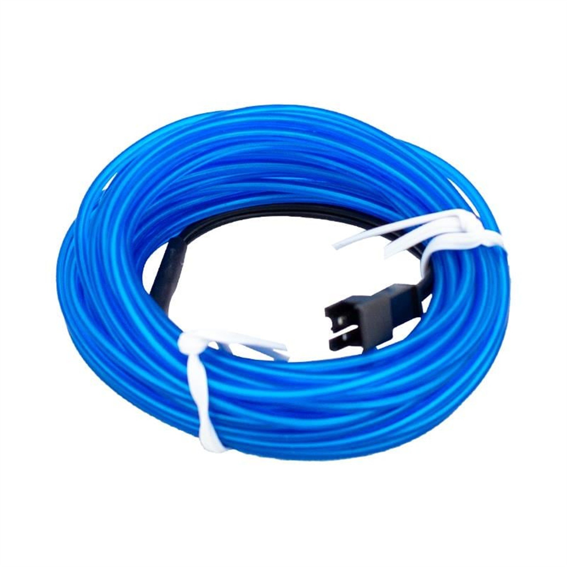 Powermaster Powermaster 5 Metre 5 Volt USB Adaptörlü Neon Mavi İp Aydınlatma PM-6077 - Neon Şerit Led