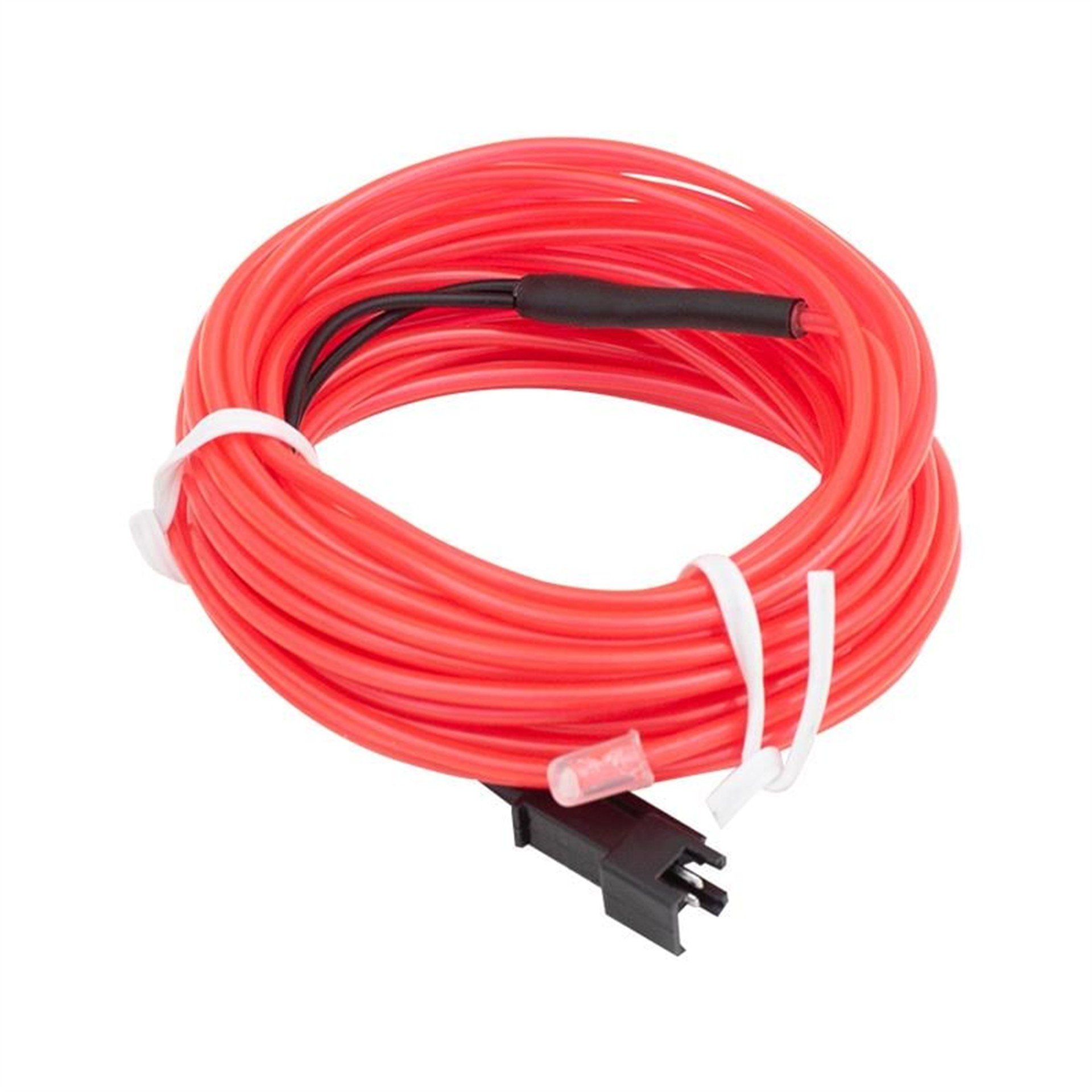 Powermaster Powermaster 5 Metre 5 Volt USB Adaptörlü Neon Pembe İp Aydınlatma PM-6079 - Neon Şerit Led