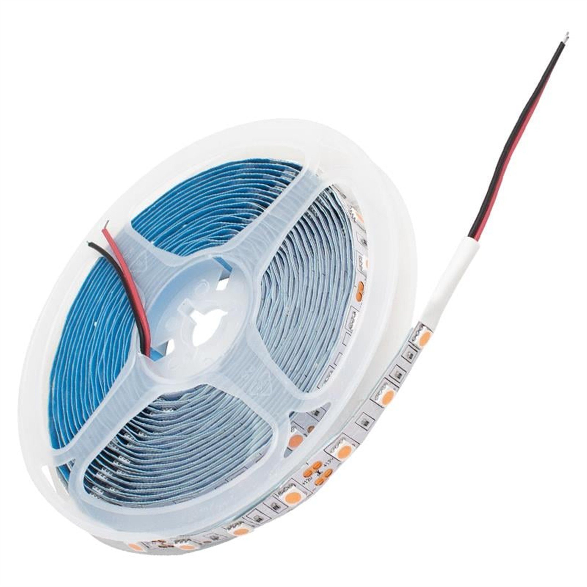 Powermaster Powermaster 5 Metre Mor 3 Çipli 60 LED Silikonsuz İç Mekan LED Şerit (5050) - Şerit Ledler