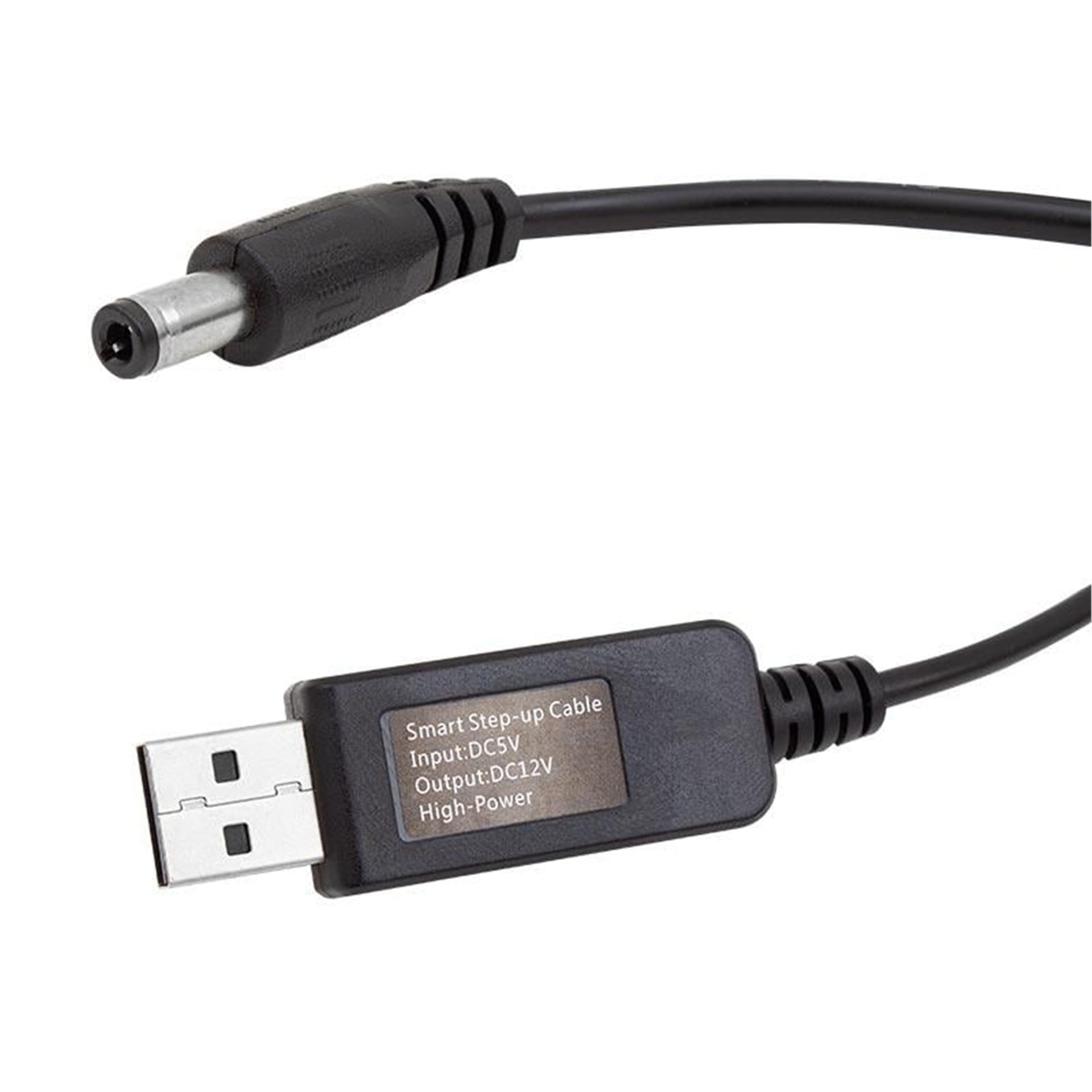 Powermaster Powermaster 5V-12V USB To DC 5.5*2.5mm Kablo (12 Volt 1 Amper) - Çevirici Dağıtıcı