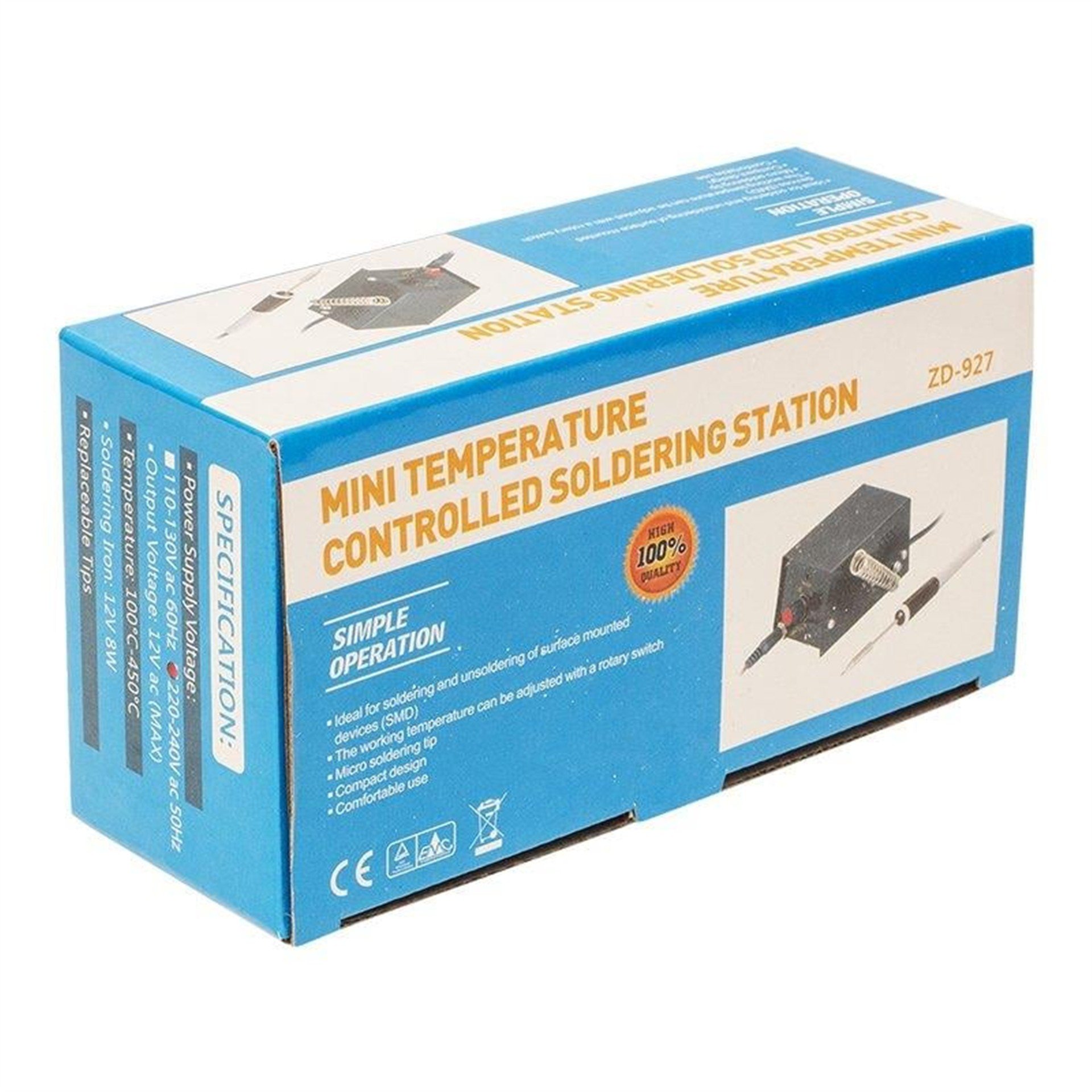 Powermaster Powermaster 8 Watt Mini Isı Ayarlı Havya İstasyonu ZD-927 - Isı Ayarlı Havya