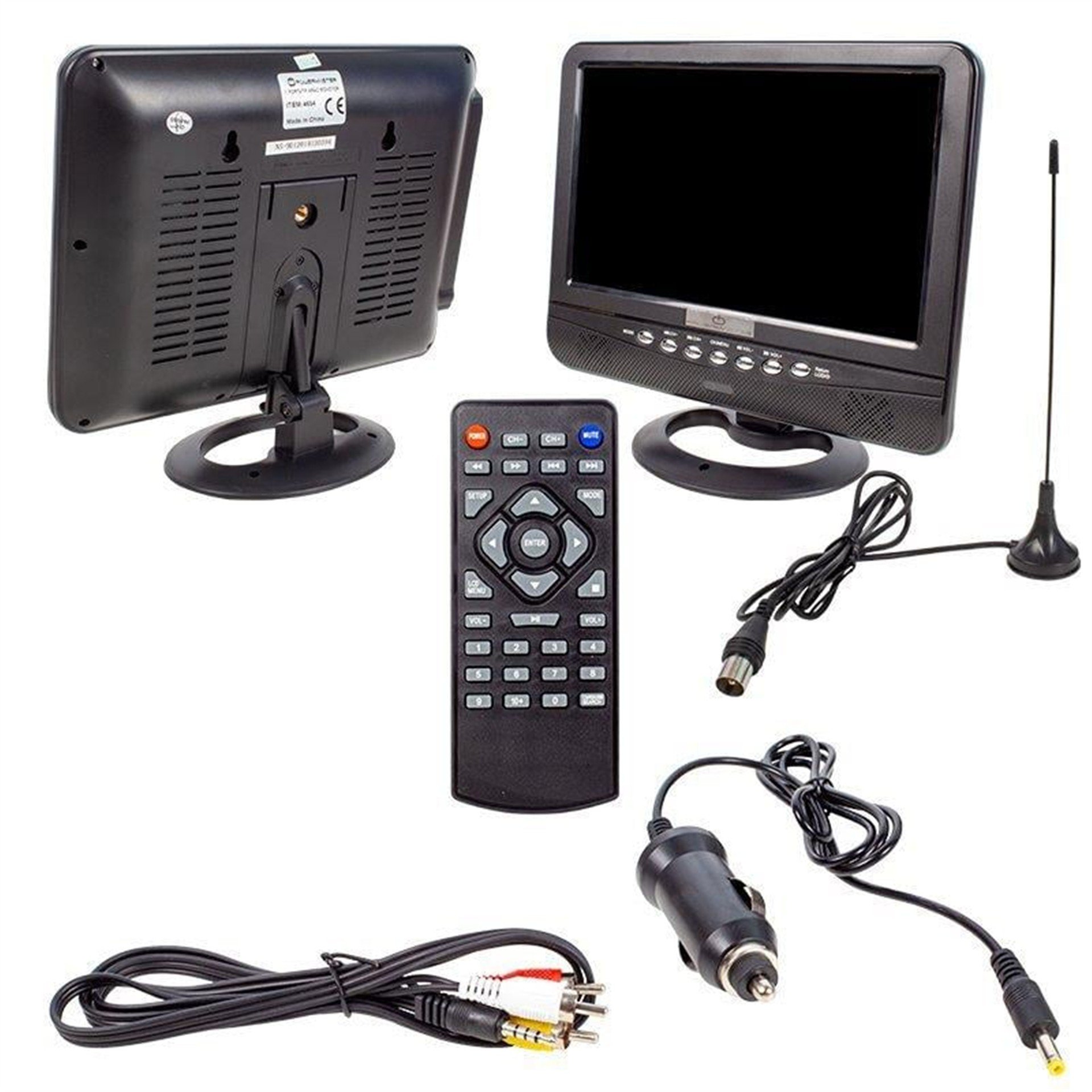 Powermaster Powermaster 9.5 İnç Portatif Araç Monitör - Araç Tv Monitör