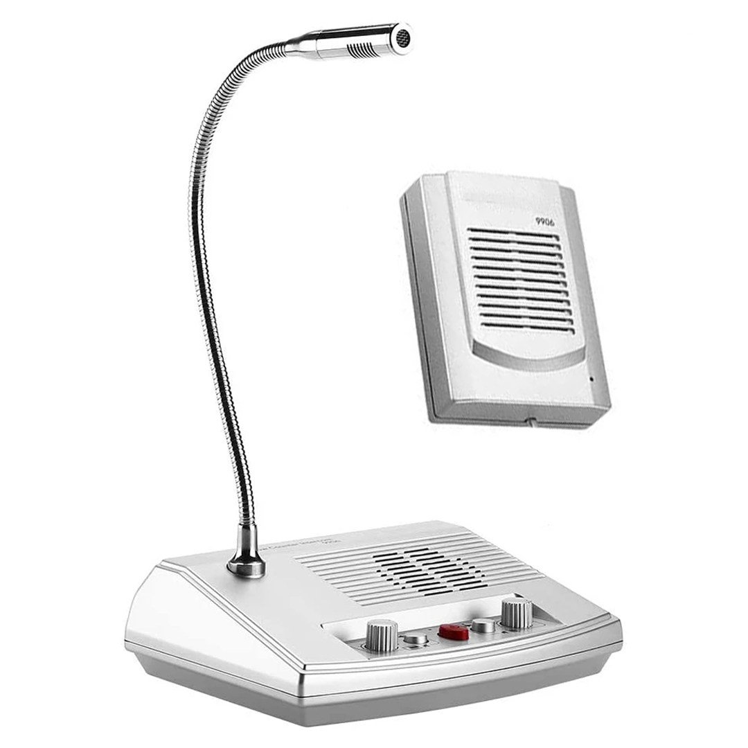 POWERMASTER 9906 INTERCOM ÇİFT YÖNLÜ VEZNE GİŞE MİKROFON SETİ