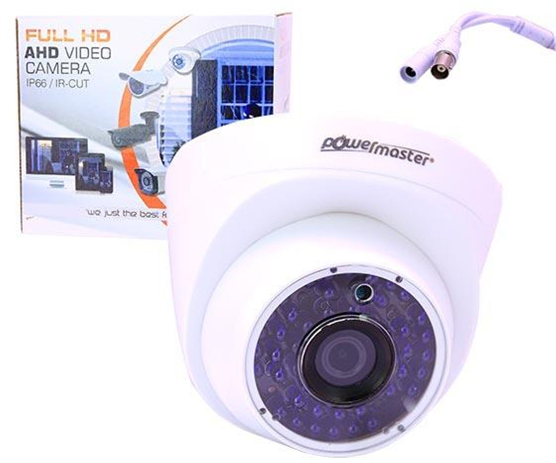 Powermaster Powermaster Ahd-20125 2Mp 3.6 Mm Ahd Dome Kamera - Güvenlik Kamerası