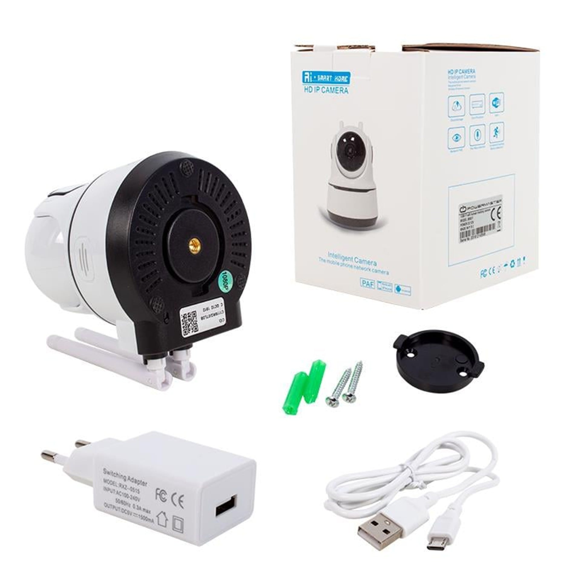 Powermaster Powermaster Bebek WiFi 2MP İki Yönlü Ses IP Kamera TF/P2P - IP Kameralar
