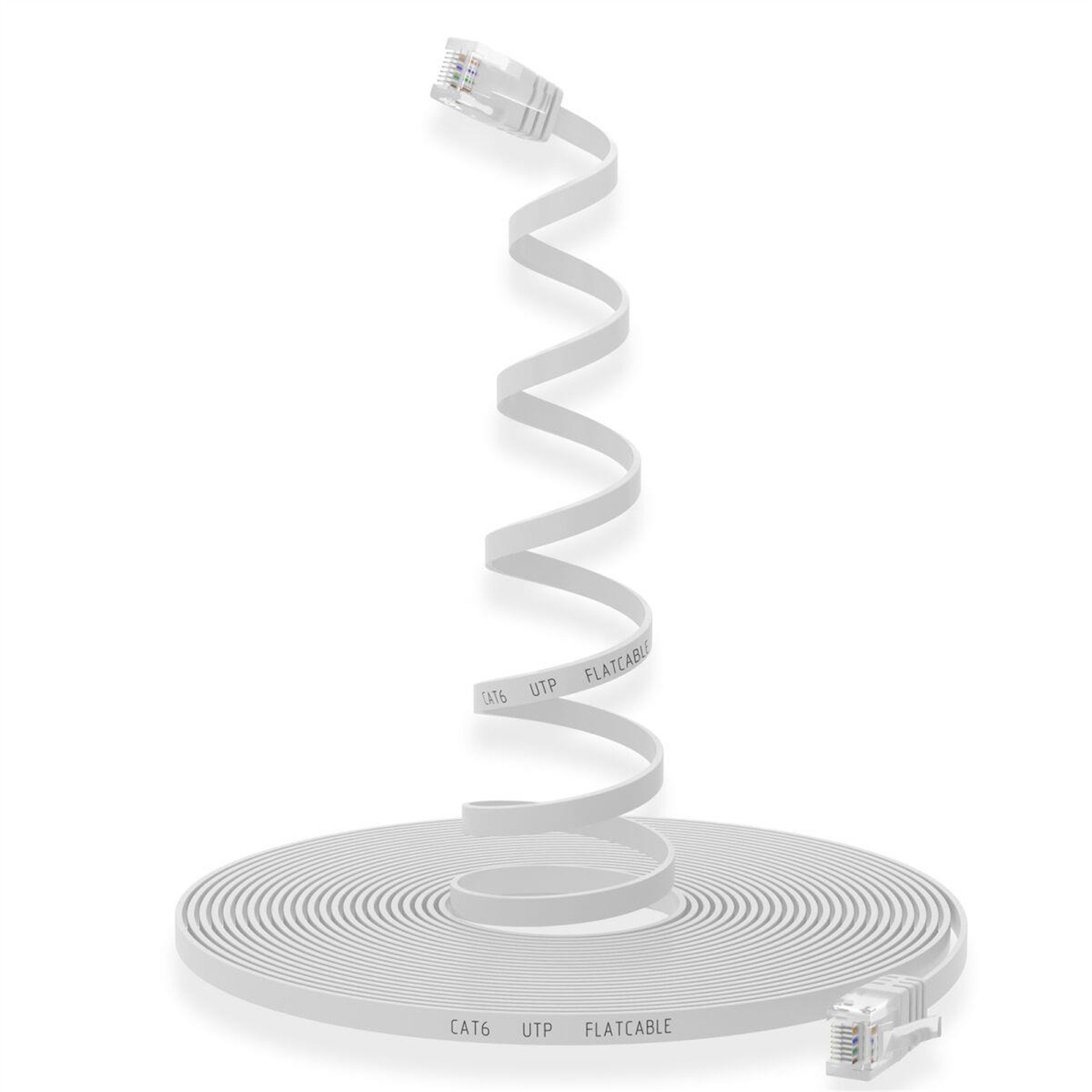 Powermaster Powermaster Cat6 Yassı Kablo 2 Metre - Network Kabloları