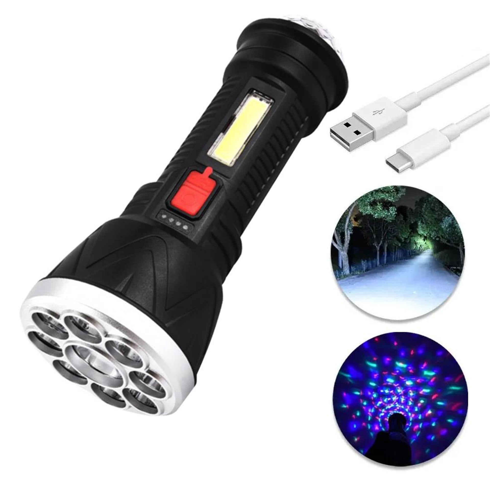 Powermaster Powermaster CL-W09 9+1 Ledli + Flaşörlü Deprem Ve Afet İçin Şarjlı El Feneri - Fener ve Işıldaklar