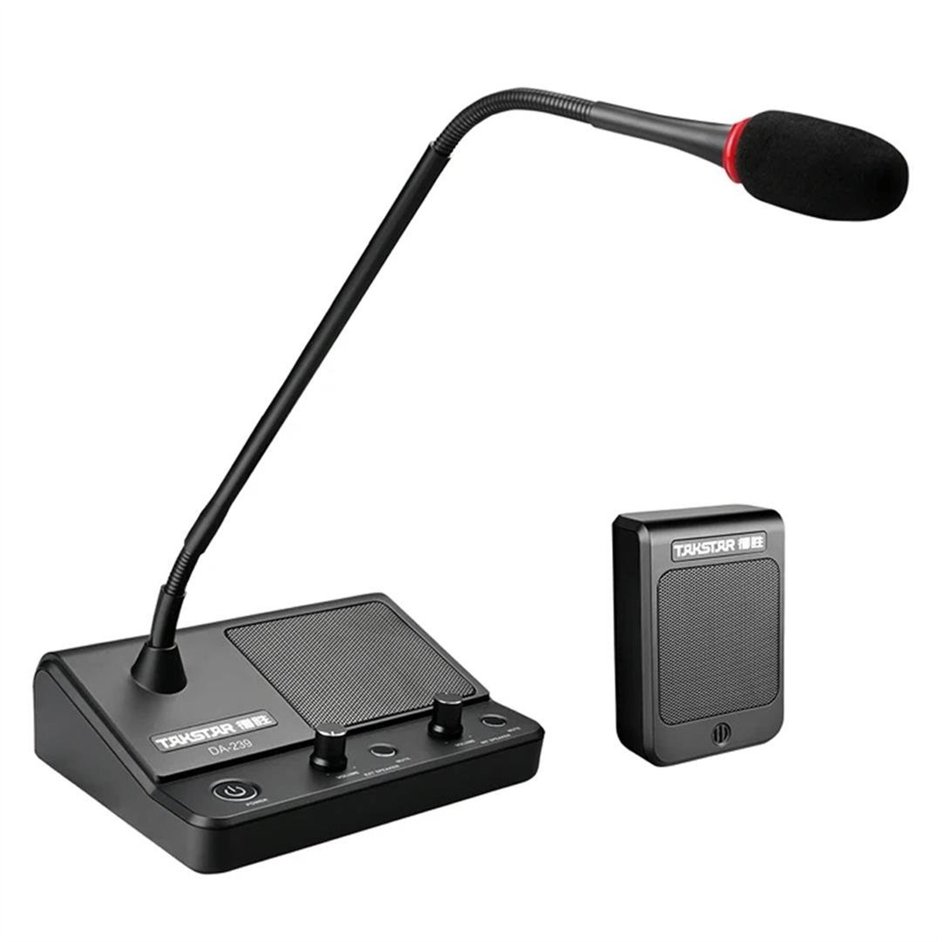 Powermaster Powermaster DA-239 Çift Yönlü Vezne Gişe Mikrofon Seti - Kürsü Mikrofonları