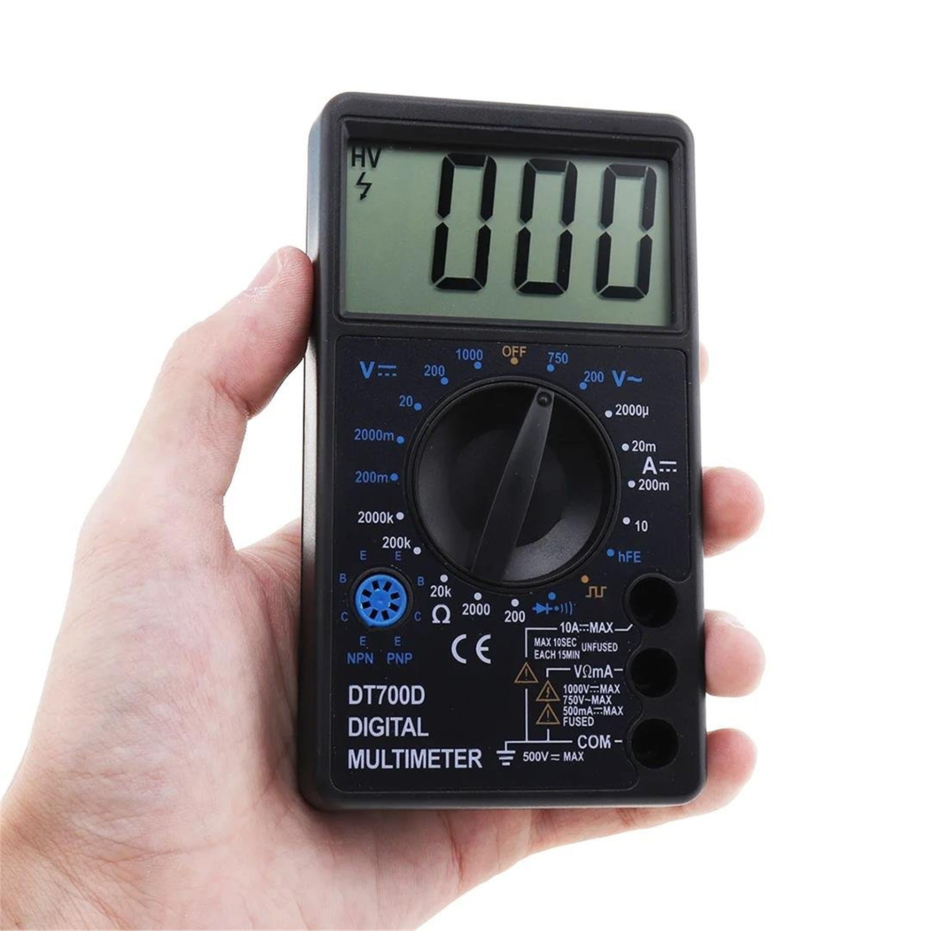 Powermaster PowerMaster DT700D Jumbo Display Dijital Multimetre Ölçü Aleti - Ölçü Aletleri