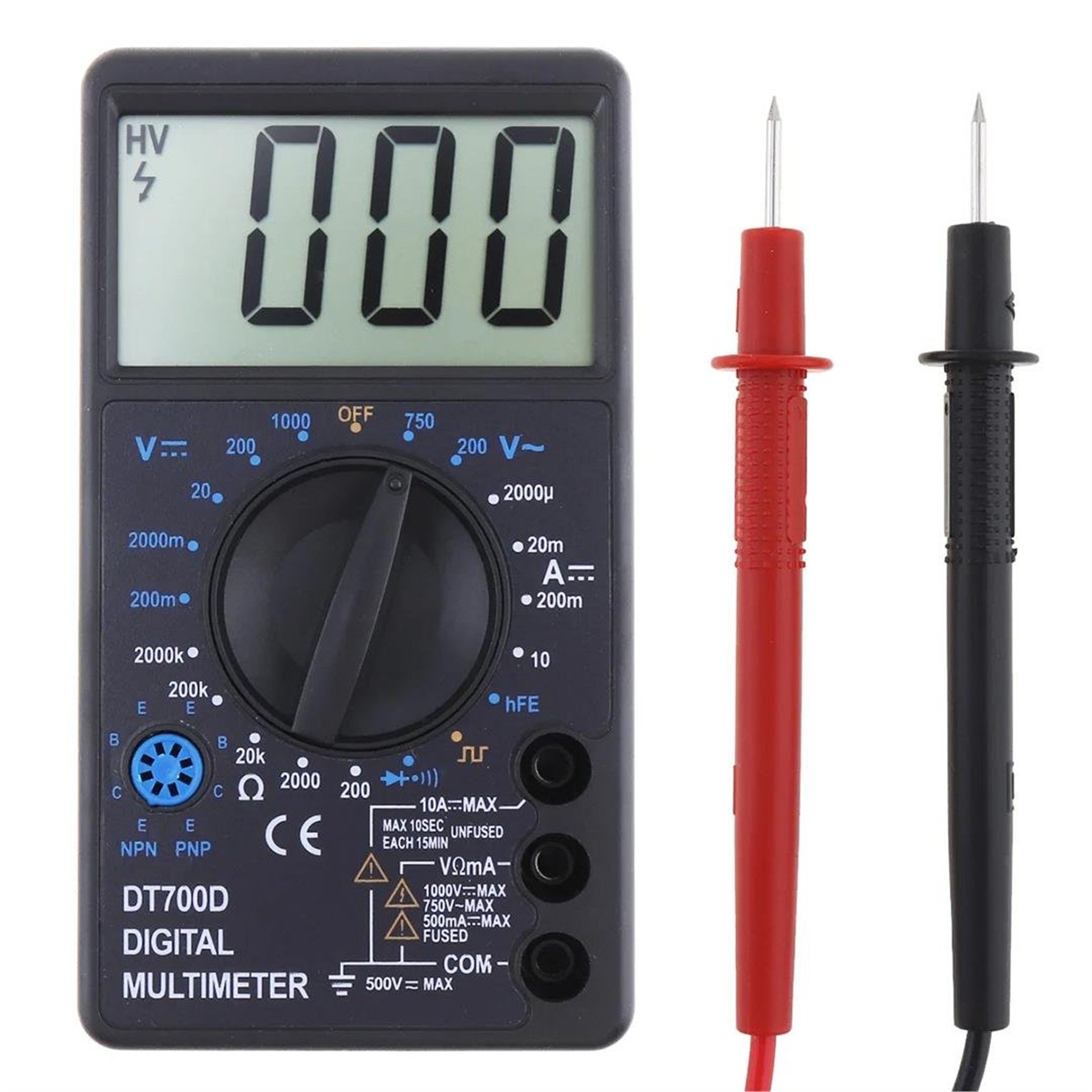 Powermaster PowerMaster DT700D Jumbo Display Dijital Multimetre Ölçü Aleti - Ölçü Aletleri