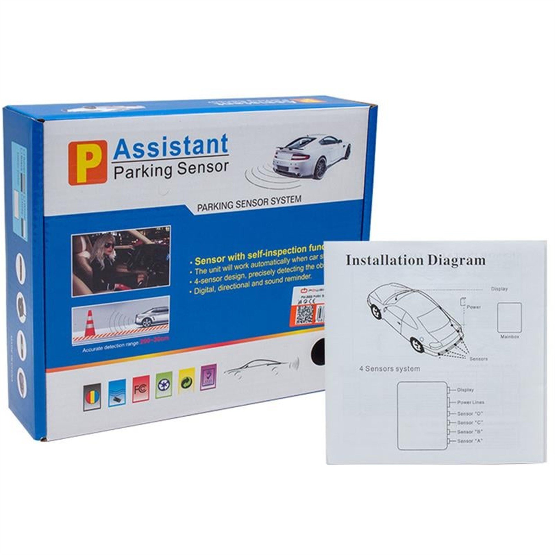 Powermaster Powermaster Ekranlı Park Sensörü PM-3859 - Oto Aksesuarları