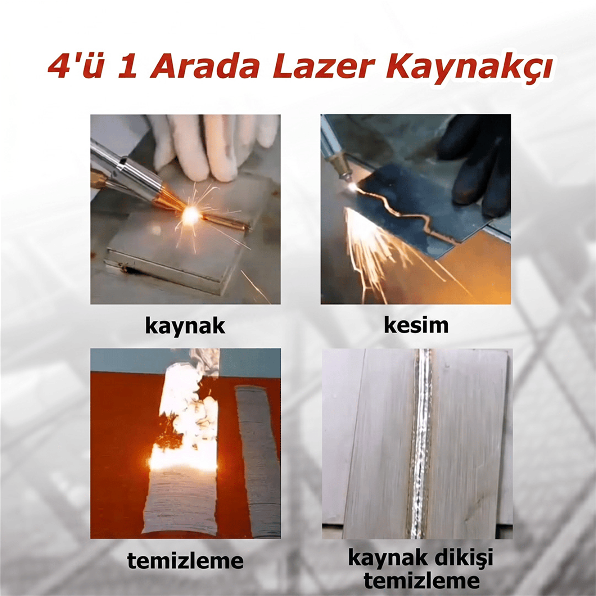 Reyonex POWERMASTER EX1500W AC 220V LAZER KAYNAK MAKİNESİ - Ev ve Yaşam