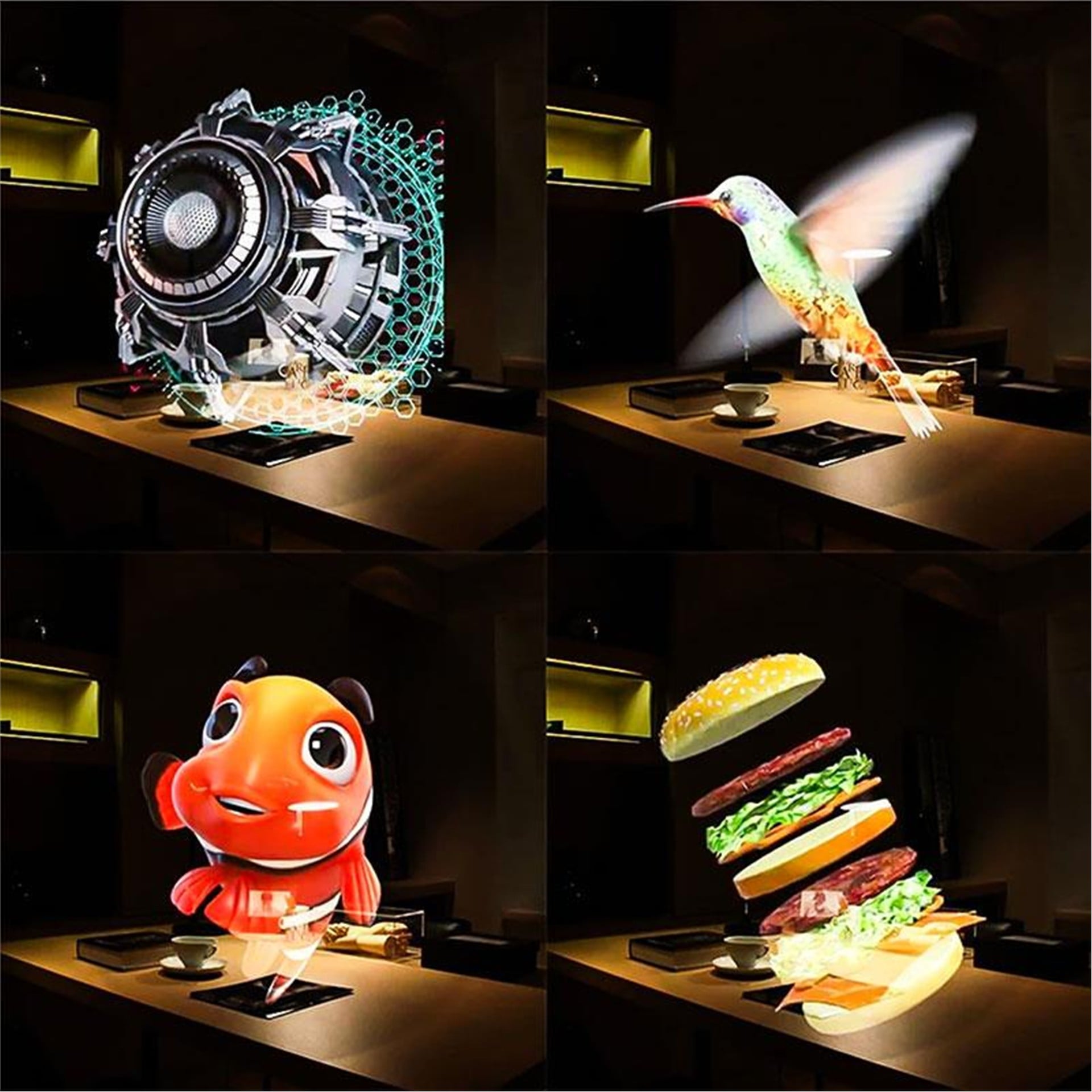 Powermaster Powermaster F2 43 Cm Smart 3D Hologram Fan - Çevre Birimleri