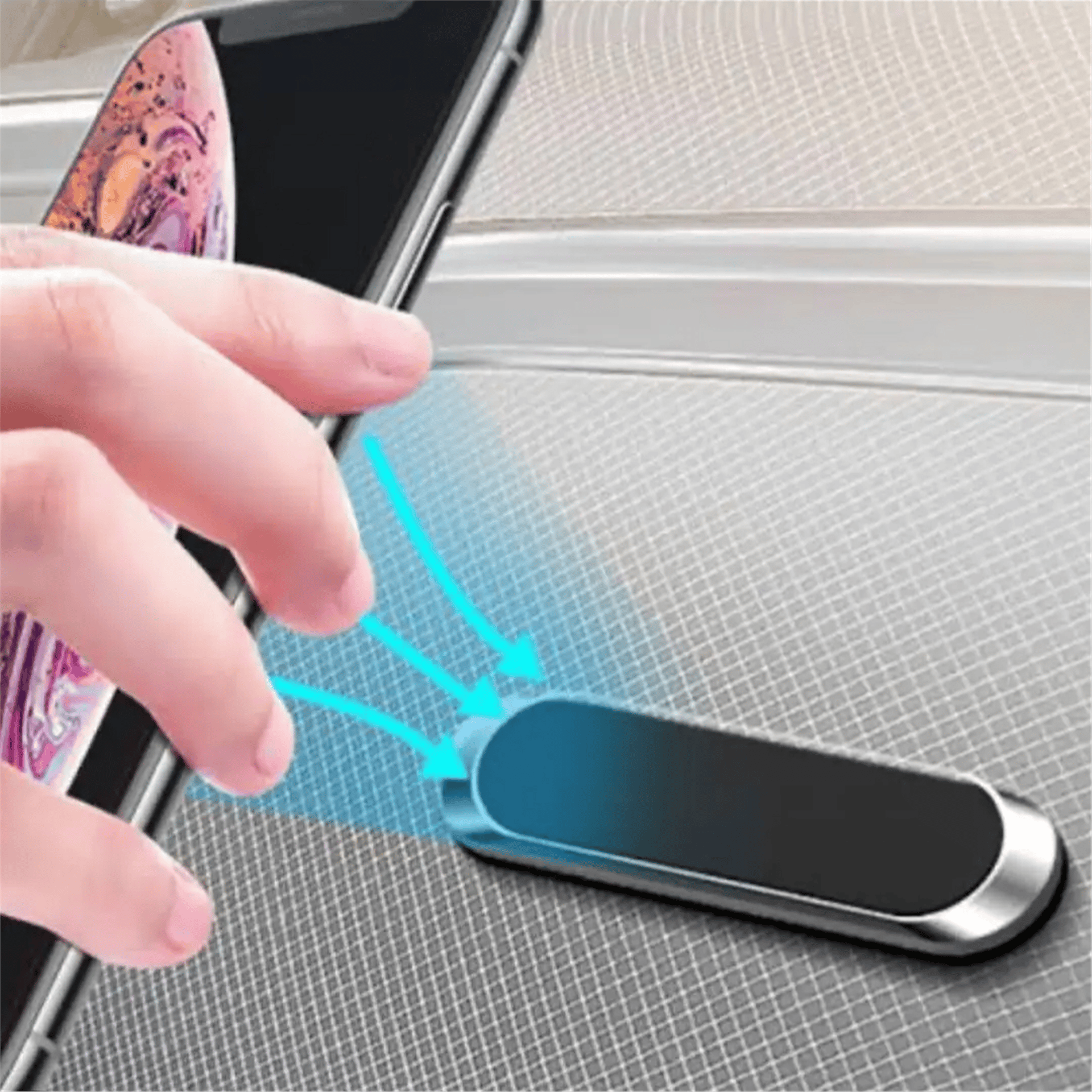 Powermaster Powermaster F6 Mıknatıslı Kaymaz Yüzey Araç İçi Telefon Tutacağı - Telefon Tutacakları