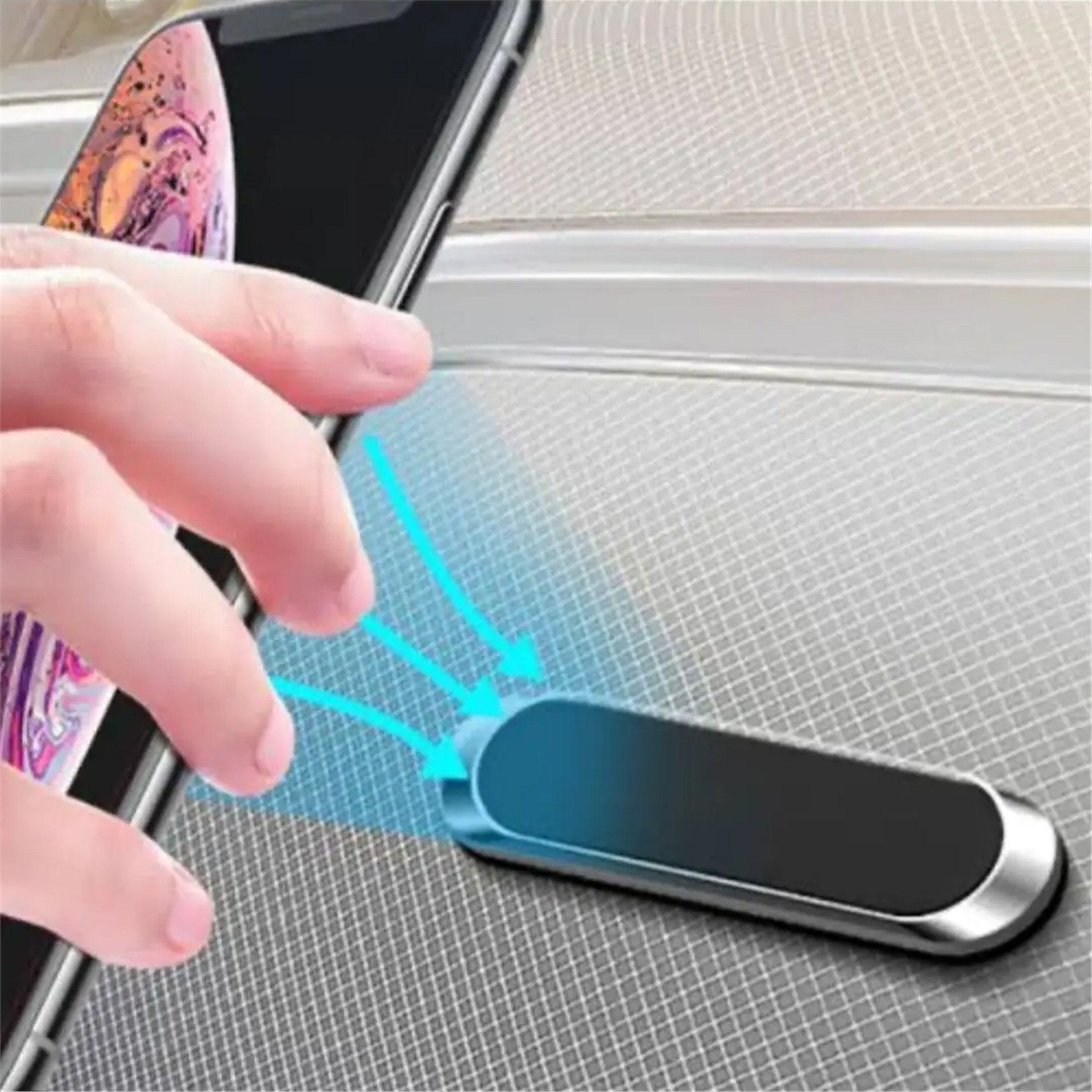Powermaster Powermaster F6 Mıknatıslı Kaymaz Yüzey Araç İçi Telefon Tutacağı - Telefon Tutacakları
