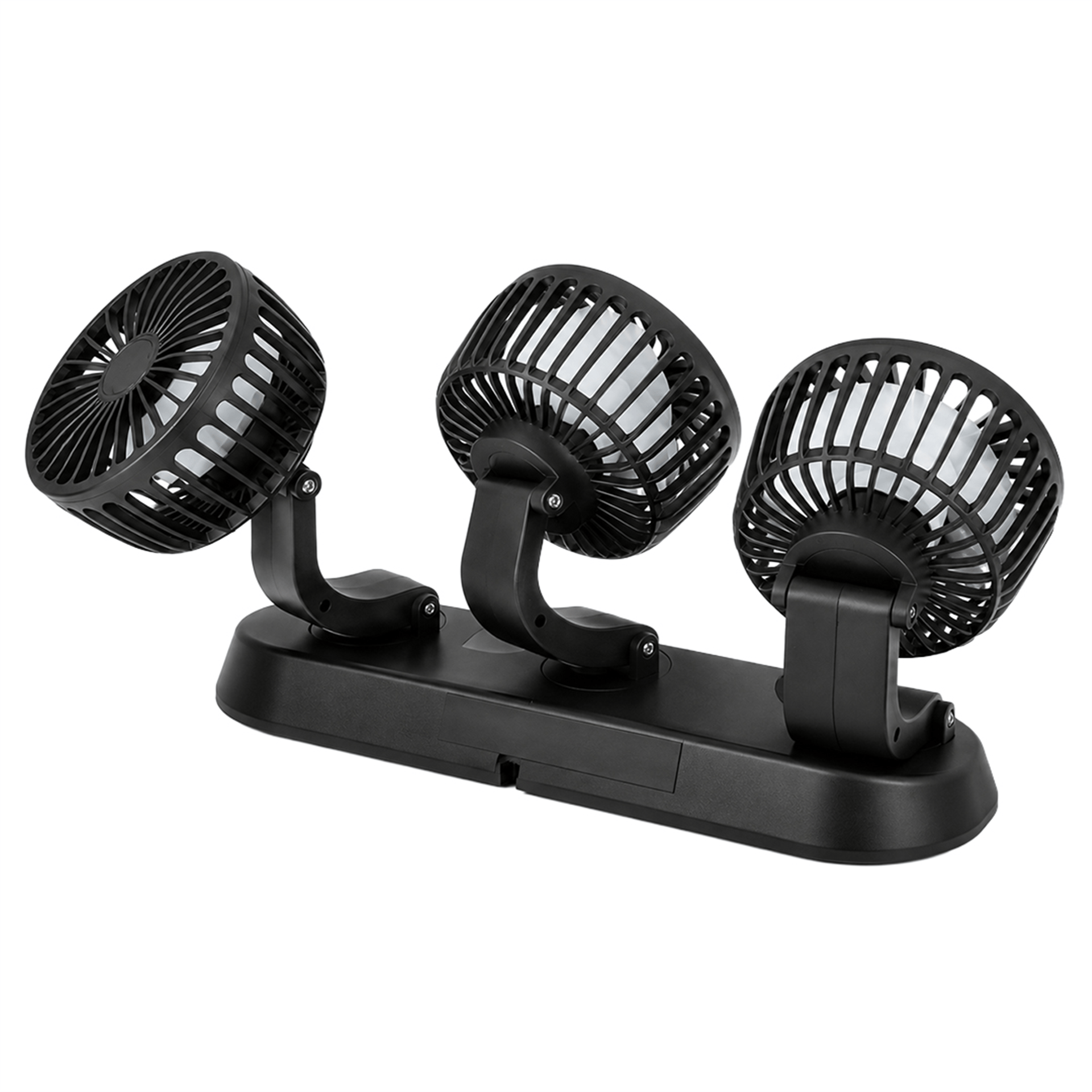 Reyonex POWERMASTER FAN40 12 VOLT DC ÇAKMAKLIKLI MİNİ 3'LÜ PLASTİK ARAÇ FANI - Fanlar