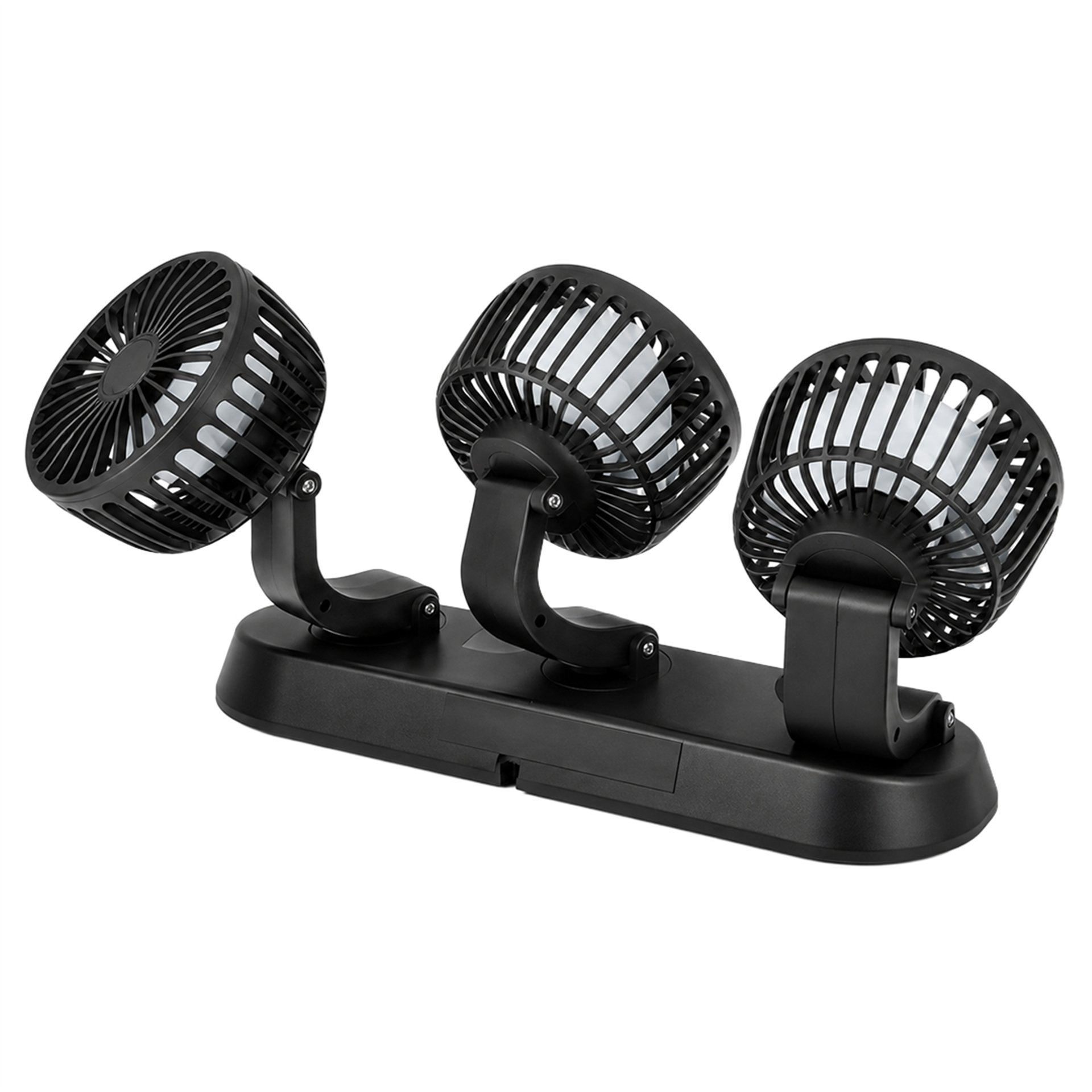 Powermaster Powermaster FAN40 Araç İçi Vantilatör Fanı 12 Volt Çakmaklık Girişli 3 Başlıklı 360 Derece - DC-PC Fan-Vantilatör