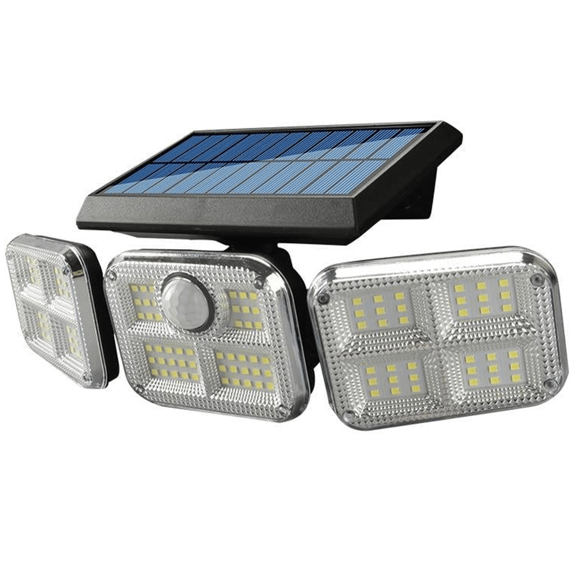 Powermaster Powermaster FL-1727 Sensörlü 3 Çalışma Modlu 120 Smd Ledli Solar Duvar Bahçe Lambası - Fener ve Işıldaklar
