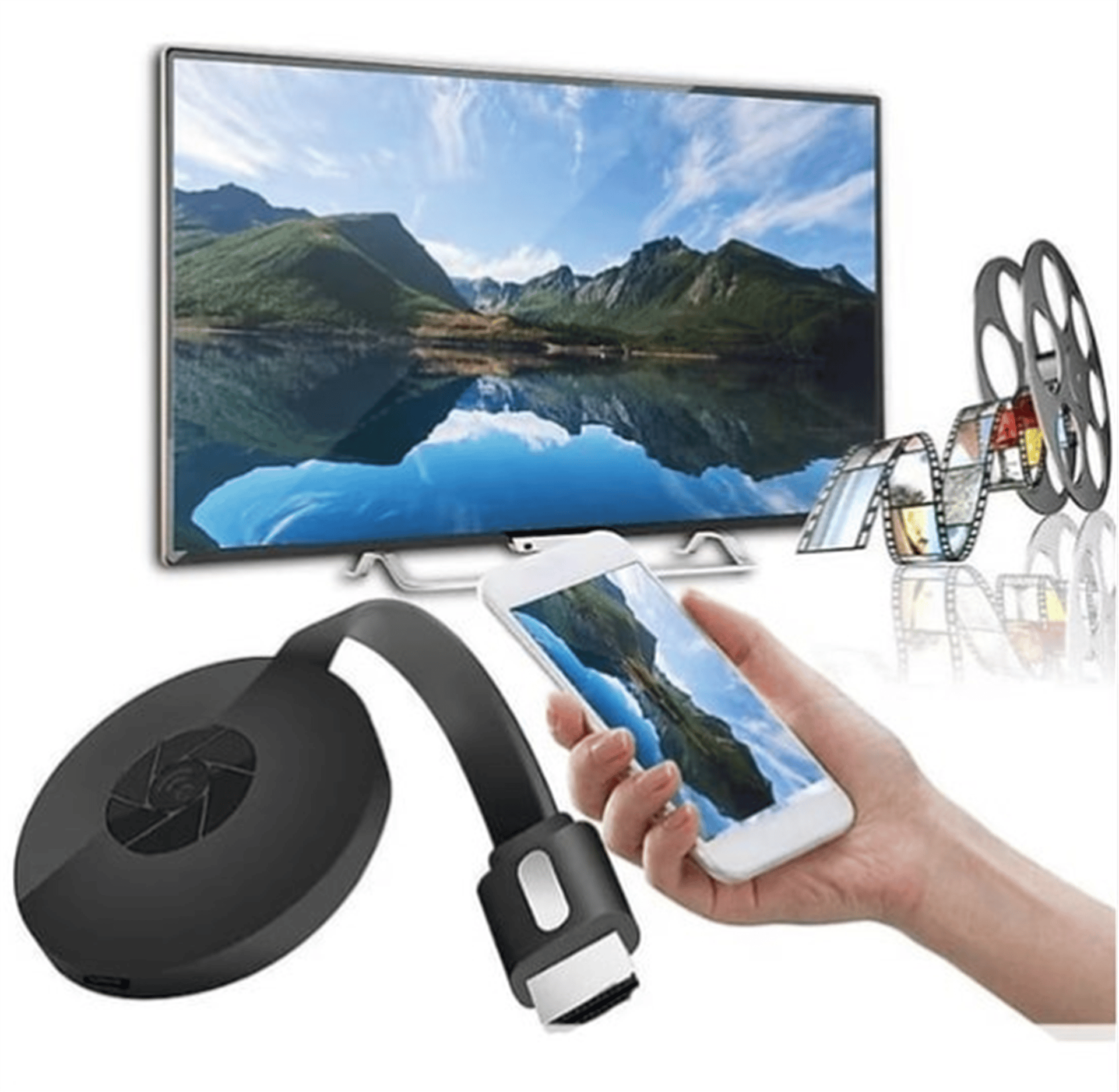 Powermaster Powermaster G2-4 Google Chromecast Android-İos Kablosuz Görüntü Aktarıcı - Diğer Aksesuar Çeşitleri