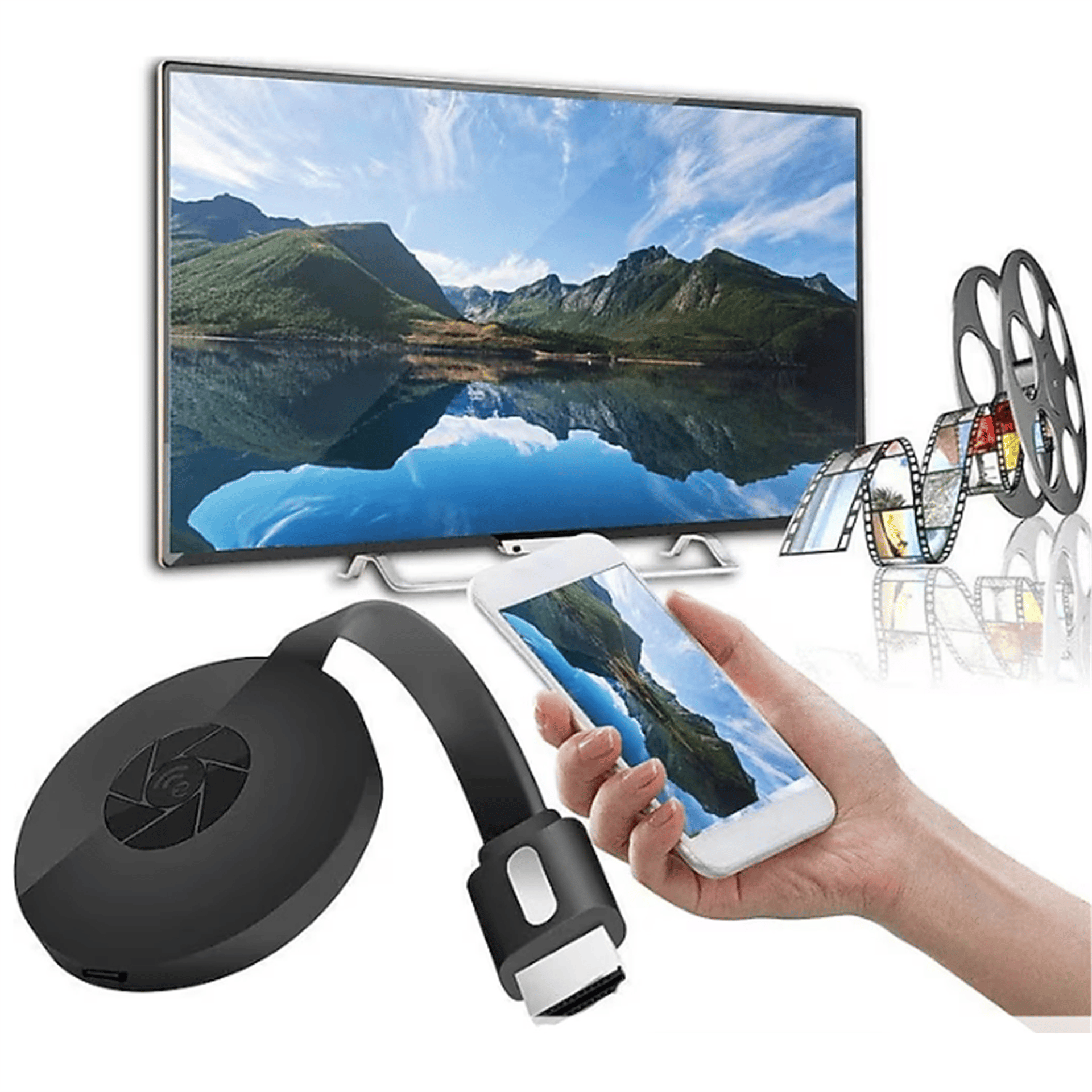 Powermaster Powermaster G2-4 Google Chromecast Android-İos Kablosuz Görüntü Aktarıcı - Diğer Aksesuar Çeşitleri