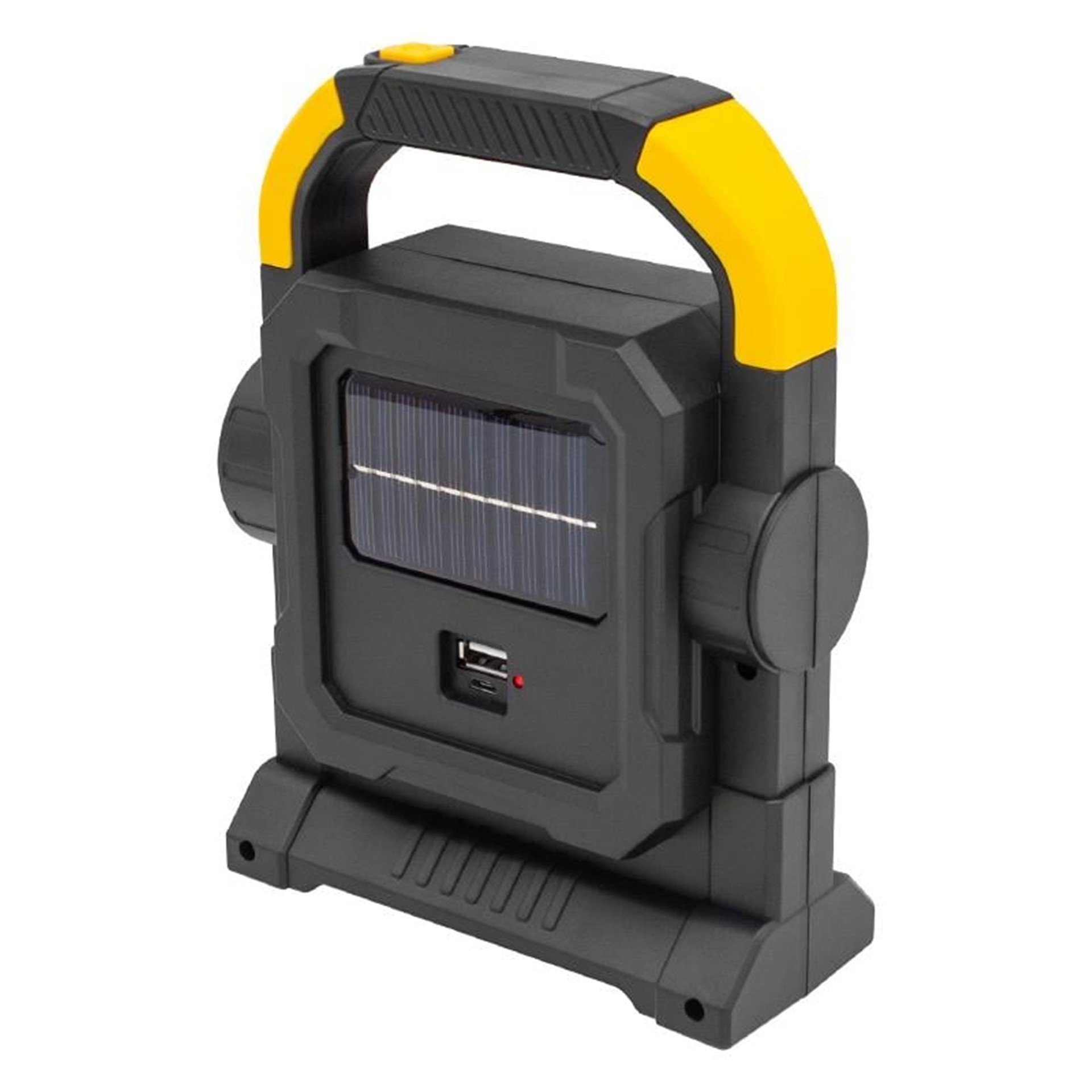 Powermaster Powermaster HC-7078-D Üç Çalışma Modlu Şarjlı 32 SMD Ledli Taşınabilir Solar Panelli Lamba - Fener ve Işıldaklar