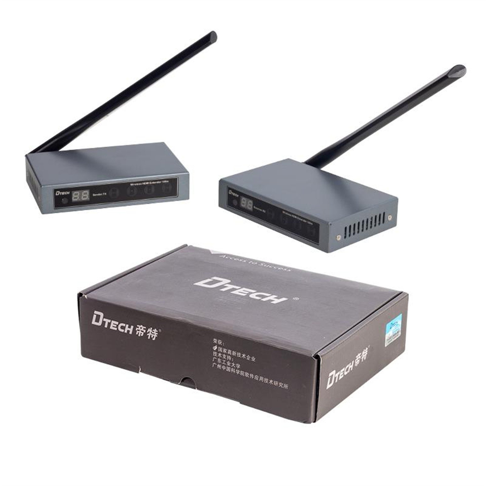 Powermaster Powermaster HDMI Kablosuz Extender 100 Metre Uzatıcı PM-19866 - Çevirici Dağıtıcı