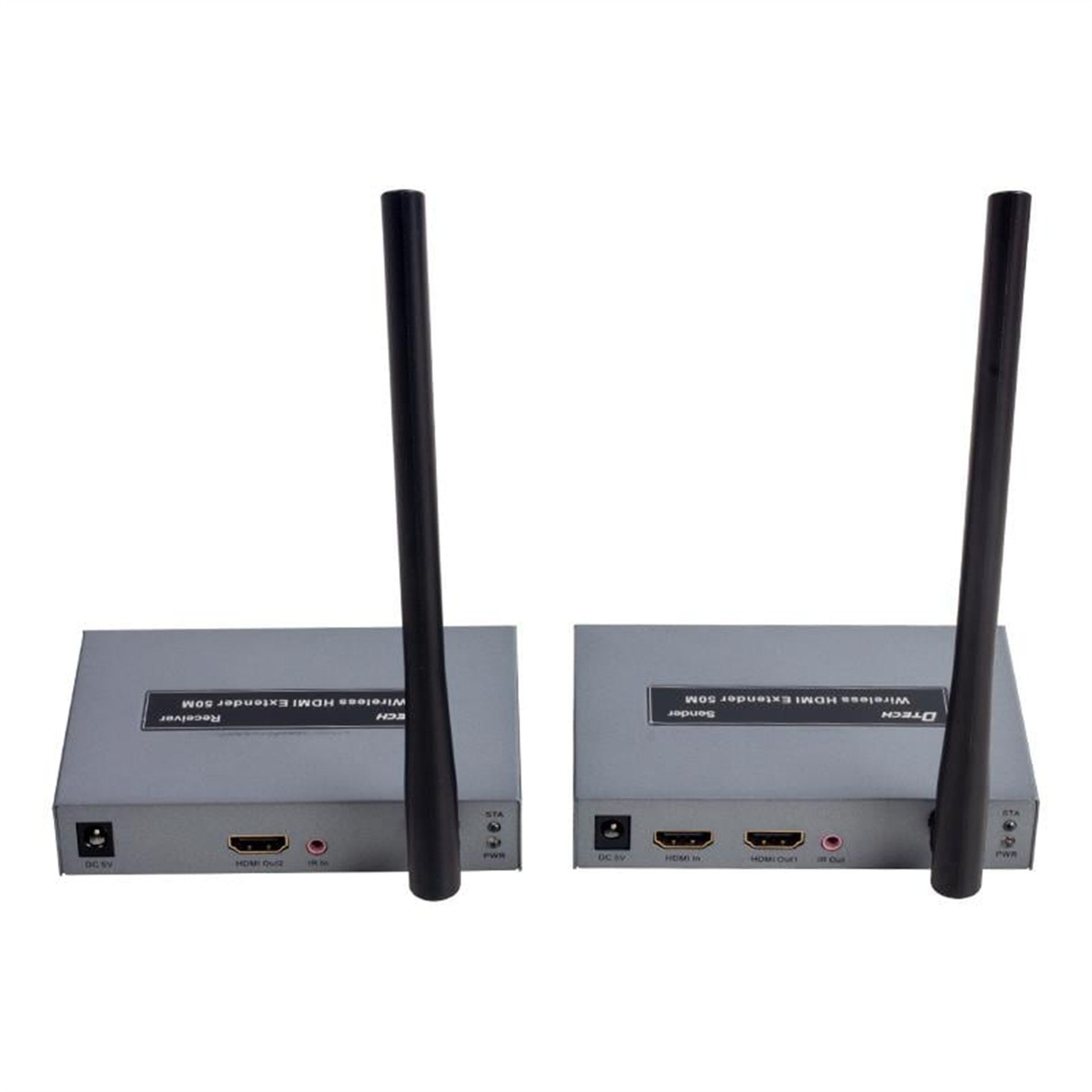 Powermaster Powermaster HDMI Kablosuz Extender Cat6 50 Metre Uzatıcı PM-19865 - Çevirici Dağıtıcı
