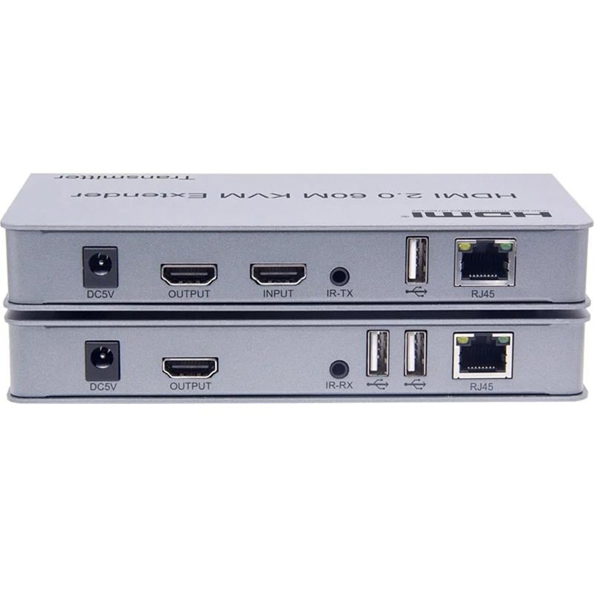 Powermaster PowerMaster HDMI-USB KVM Extender Uzatma 200 Metre Full HD 1080P Desteği (CAT5-CAT6-CAT7) - Çevirici Dağıtıcı
