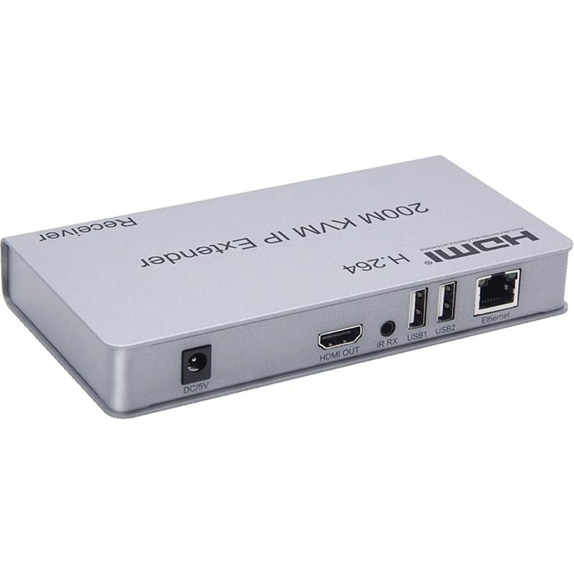 Powermaster PowerMaster HDMI-USB KVM Extender Uzatma 200 Metre Full HD 1080P Desteği (CAT5-CAT6-CAT7) - Çevirici Dağıtıcı