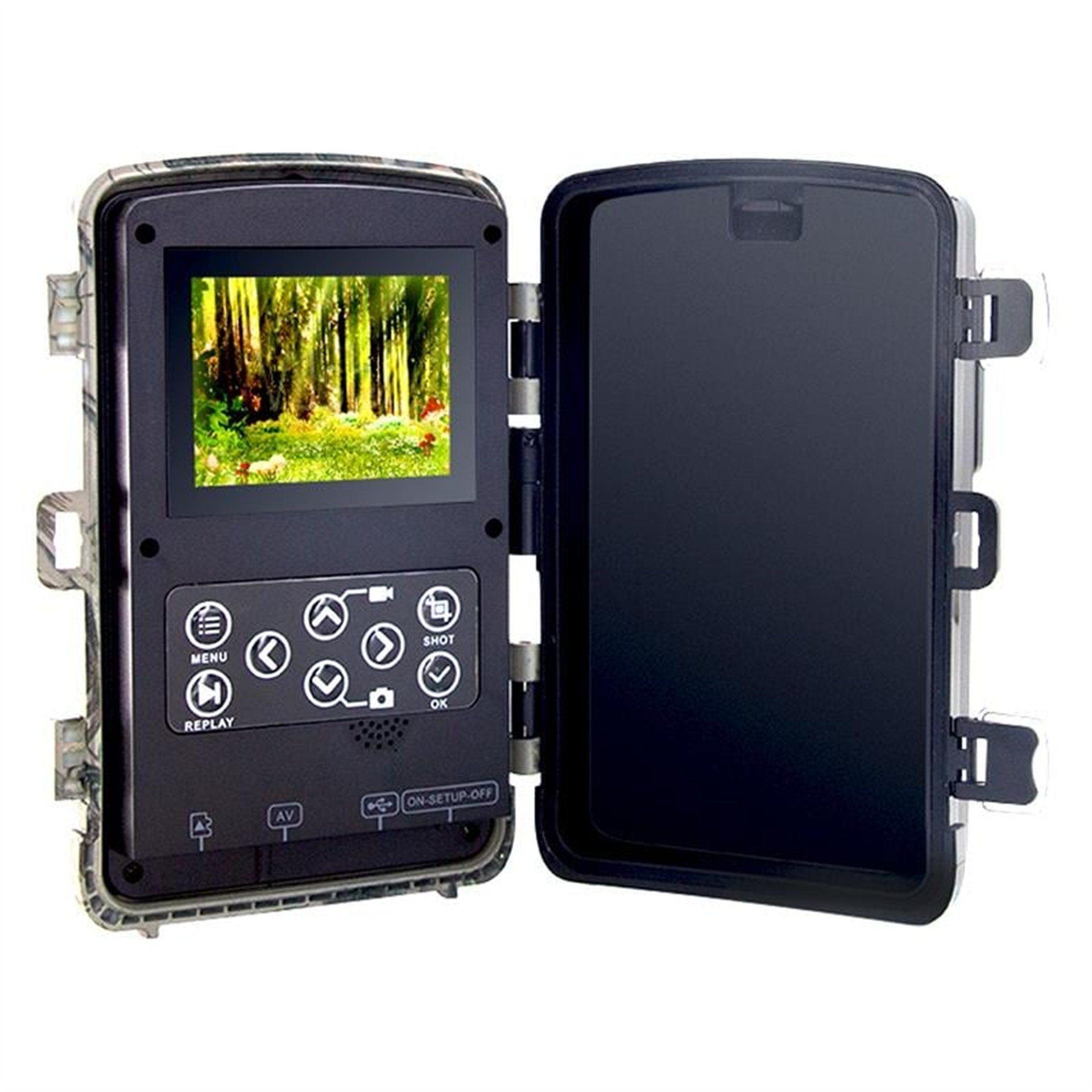 Powermaster Powermaster HH-666 2.31'' 48 MP 1080P 45 Led Pır Sensörlü Fotokapan Kamuflaj Kamera - Fotokapan