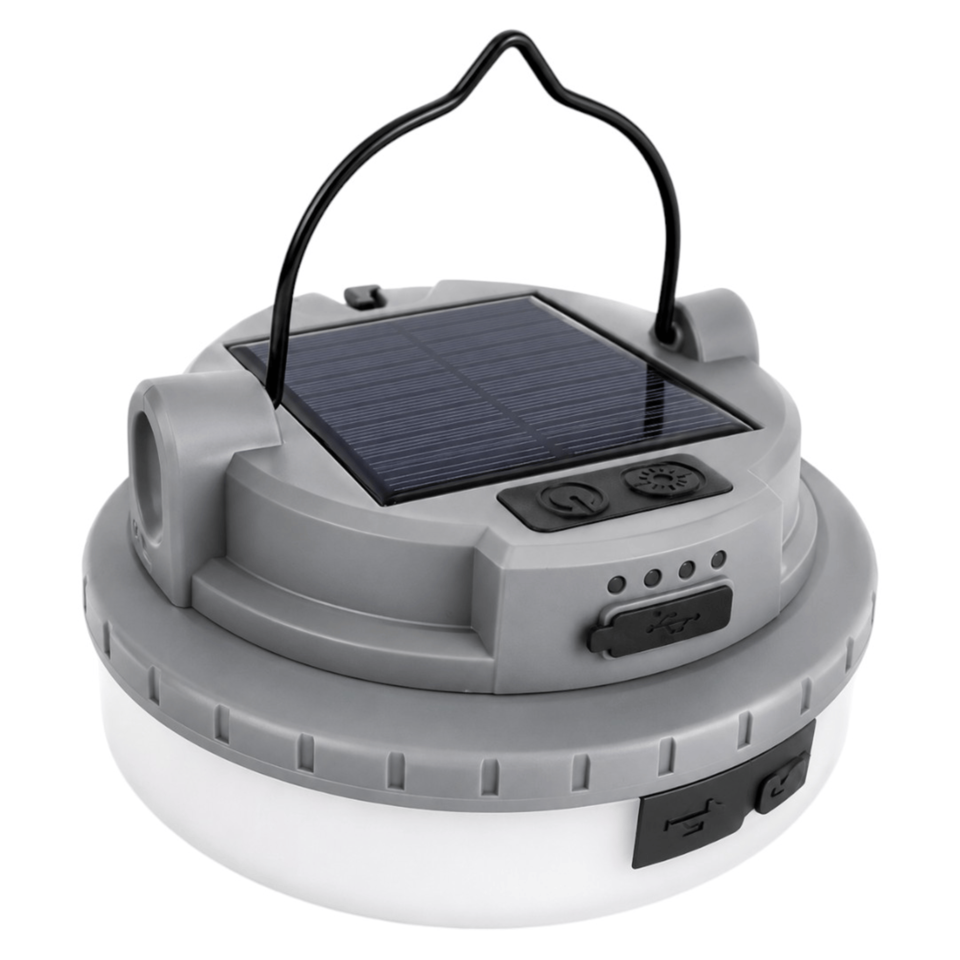 Powermaster Powermaster HOP-8806 Çok Fonksiyonlu Solar Kamp Feneri Lambası Ve RGB Şerit Led Seti - Solar Kamp Lambası