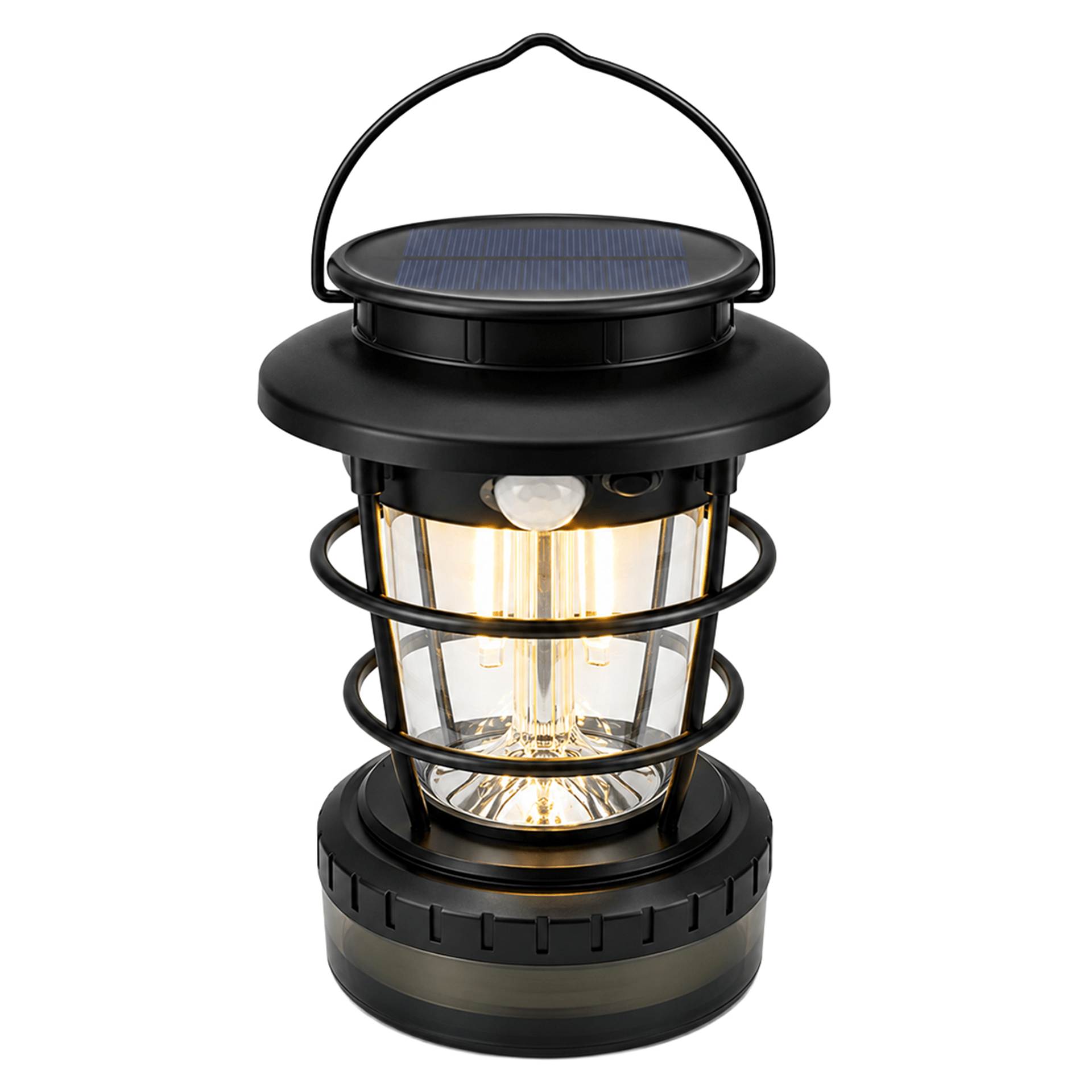 Powermaster Powermaster HOP-8819 Solar Güneş Panelli Sensörlü Kamp Lambası (Filament + SMD + RGB Şerit) - Aydınlatma Diğer