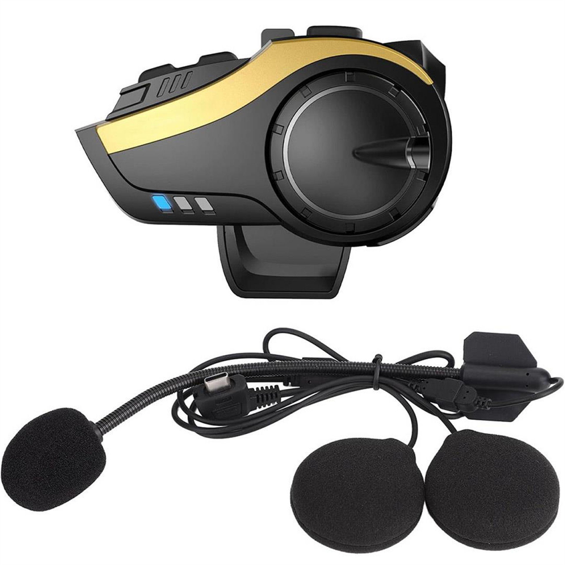 Powermaster PowerMaster HY-02 Motosiklet Bluetooth Intercom Kulaklık (6 Kişilik) - Motosiklet Aksesuarları