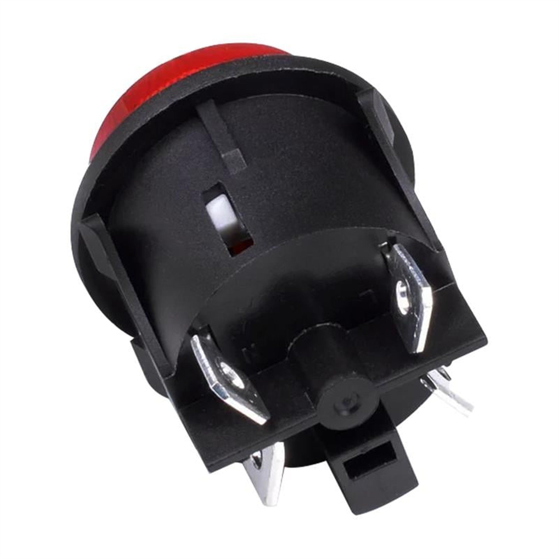 Powermaster PowerMaster IC-180G Anahtar Basmalı 4 Pin Kalıcı Yuvarlak 25 Mm - Fiş - Jack - Şase - Buton - Konnektör