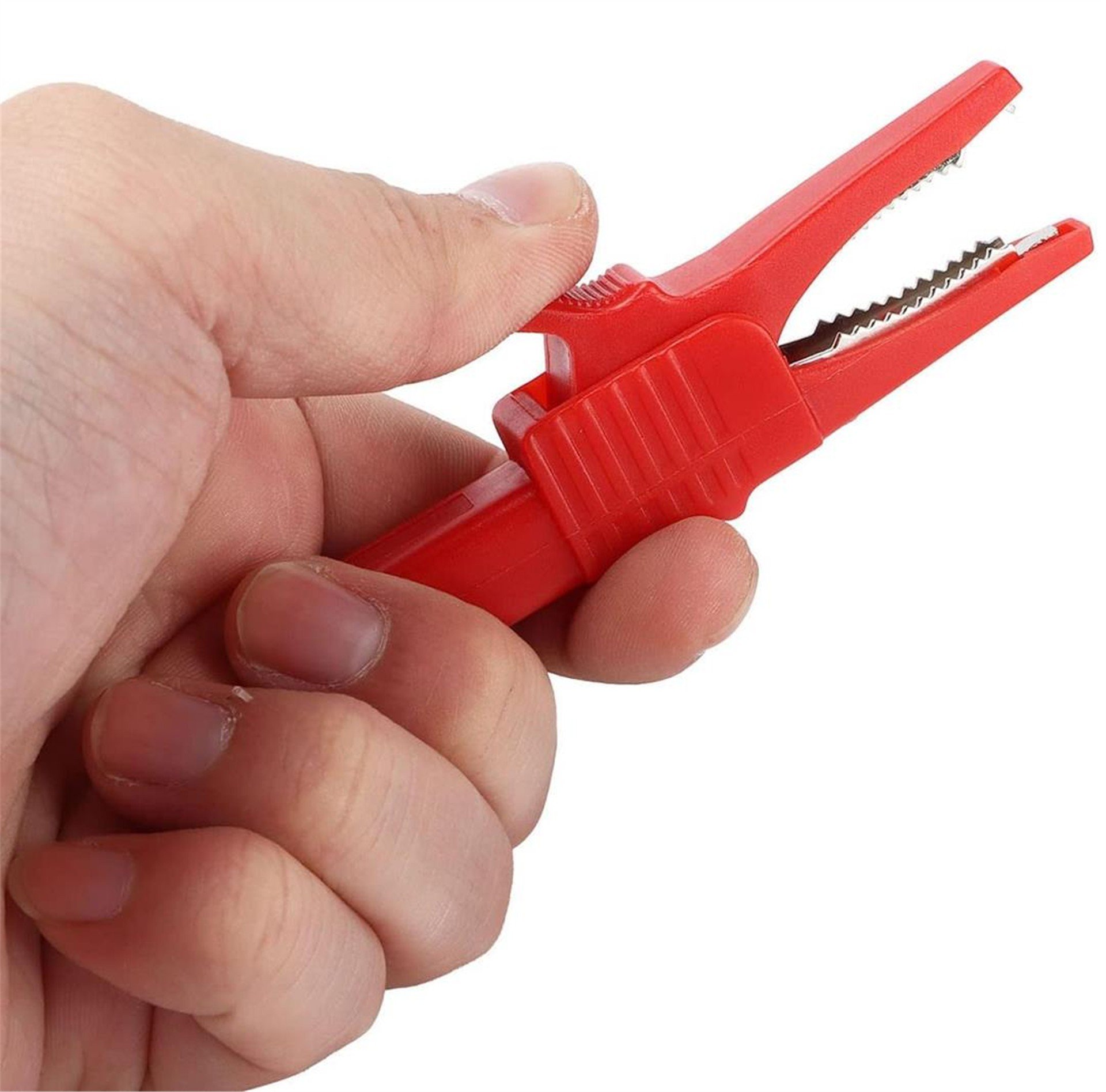 Powermaster Powermaster IC-243C  Siyah-Kırmızı 4 Mm Banan Jak Girişli 2'li Krokodil CatIII - Fiş - Jack - Şase