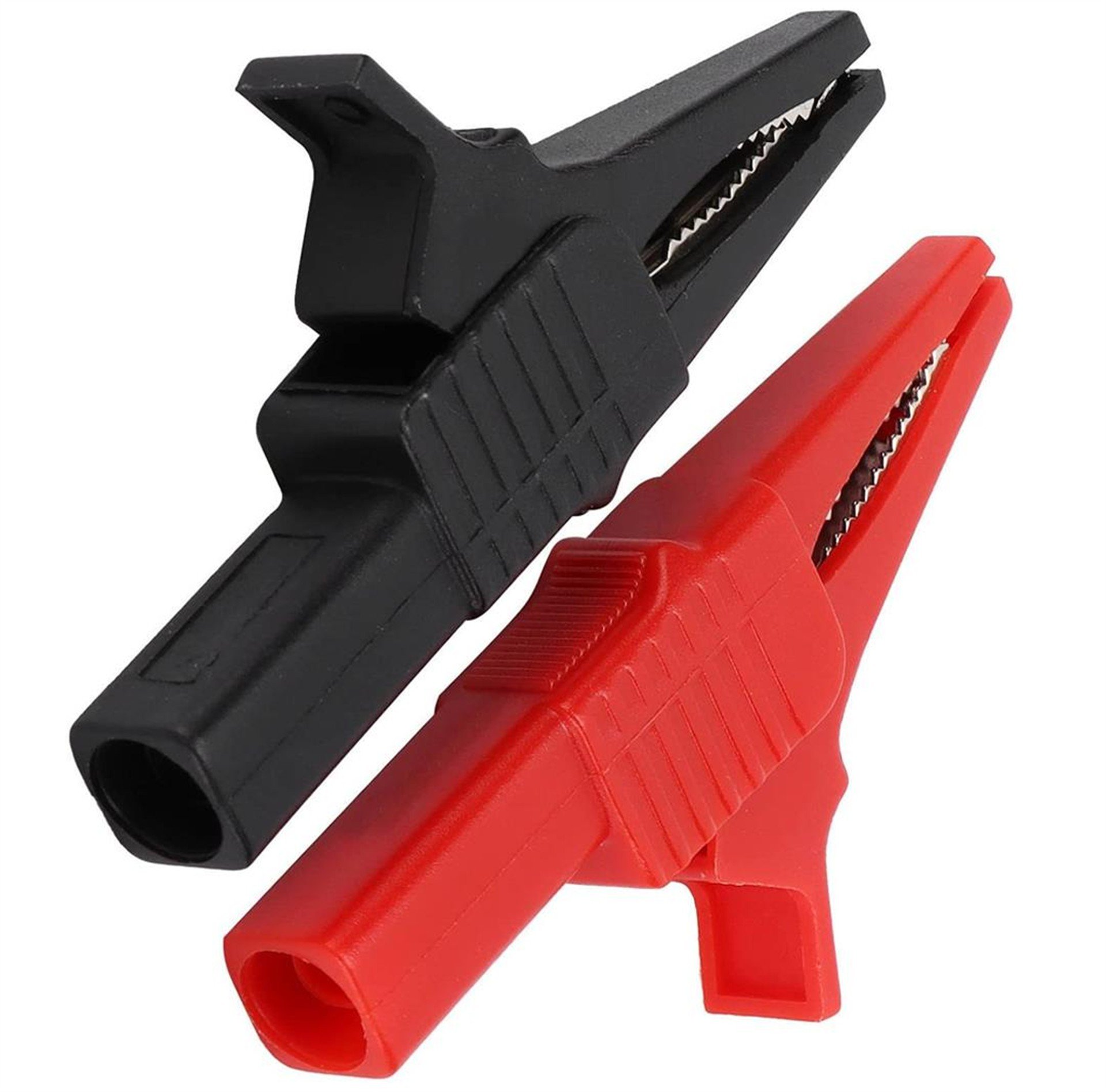 Powermaster Powermaster IC-243C  Siyah-Kırmızı 4 Mm Banan Jak Girişli 2'li Krokodil CatIII - Fiş - Jack - Şase