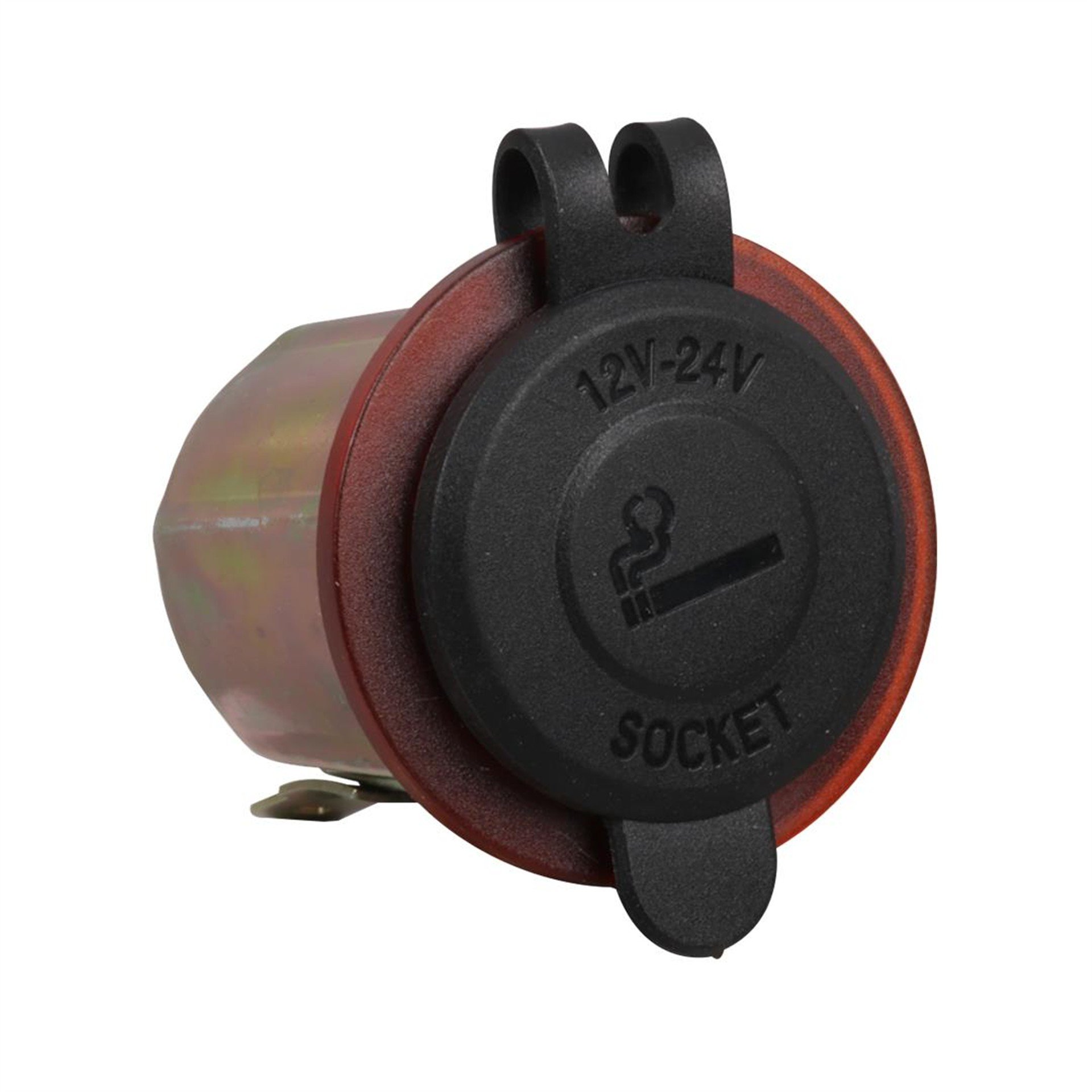 Powermaster PowerMaster IC-246B-6 12 Volt 10 Amper Araba Çakmaklık Şarj Soketi - Fiş - Jack - Şase - Buton - Konnektör