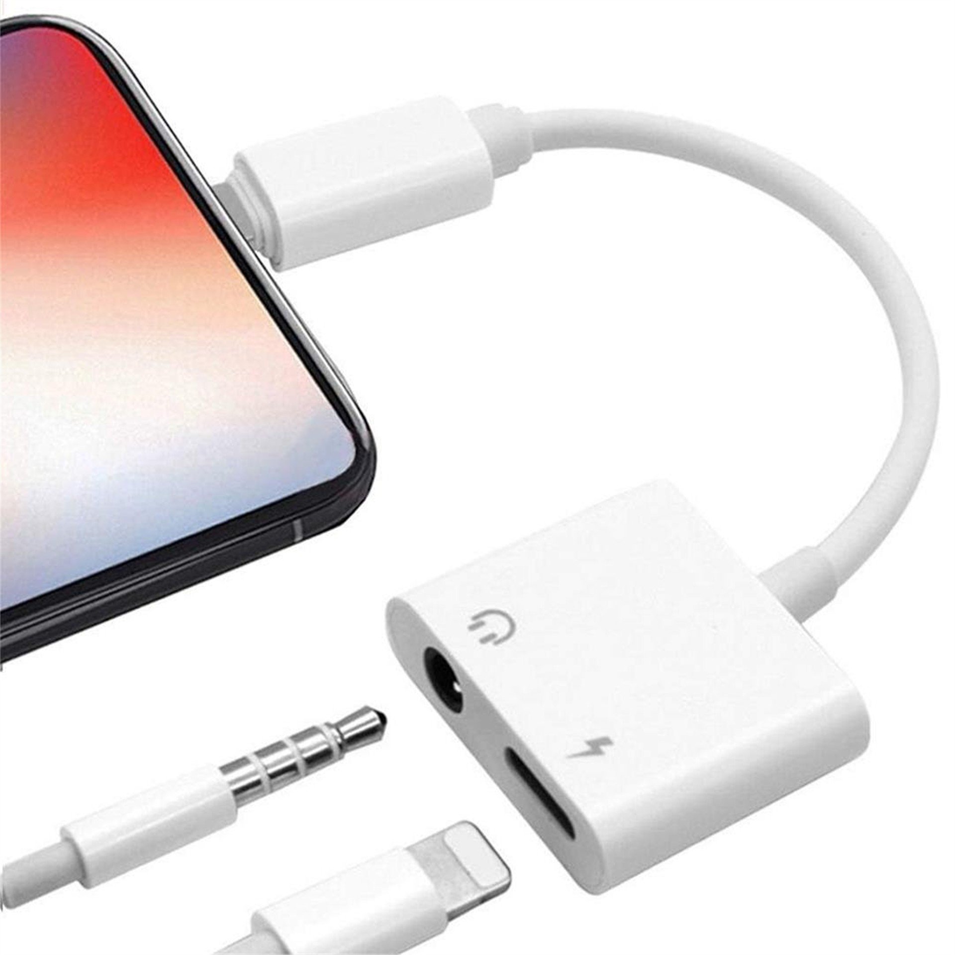 Powermaster Powermaster IP 7-8-Plus-X Serisi Lightning Kulaklık-Şarj Çevirici Adaptör - Çevirici ve Dönüştürücü