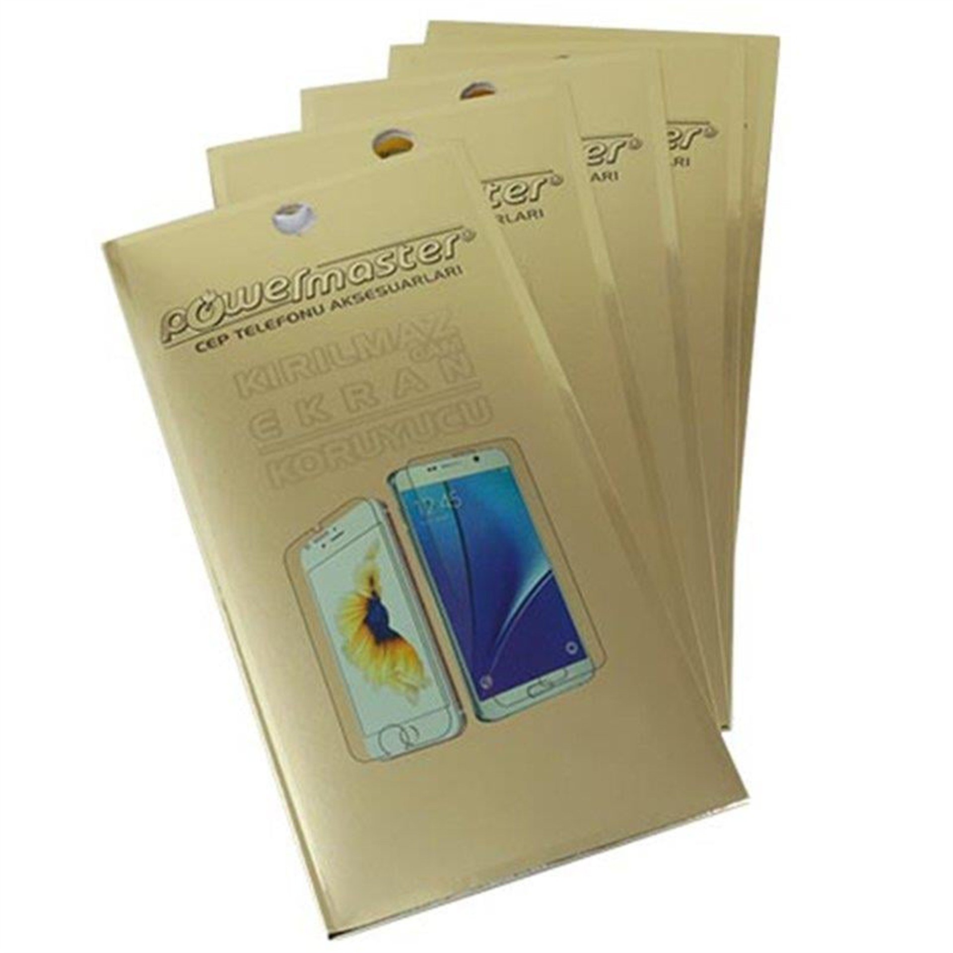 Powermaster Powermaster iPhone 5S Ön Arka Rose Gold Kırılmaz Ekran Koruyucu - Kırılmaz Ekran Koruyucu