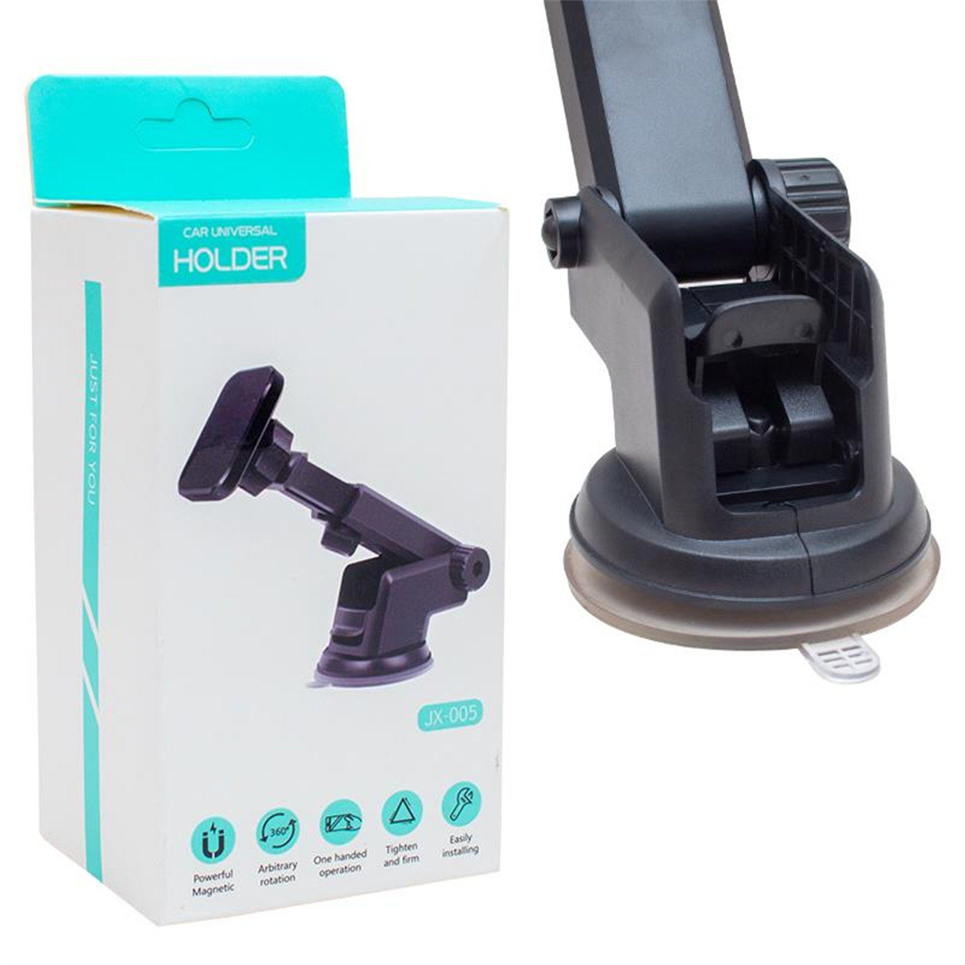 Powermaster Powermaster JX-005 Hareketli Manyetik Telefon Tutacağı - Telefon Tutacakları